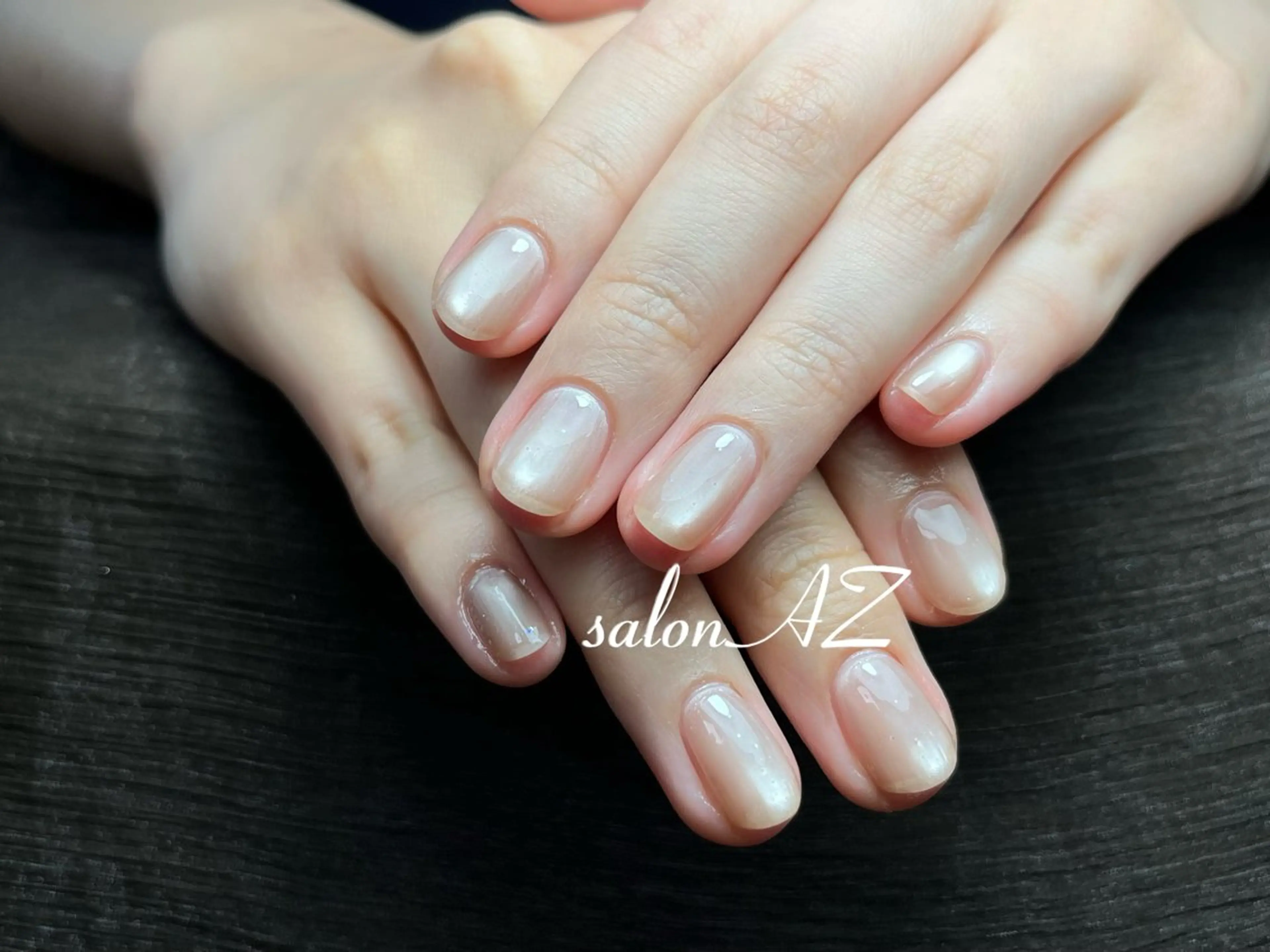 ネイル アートネイル 長さ出し フットネイル フレンチネイル ジェルネイル salon AZのネイルデザイン