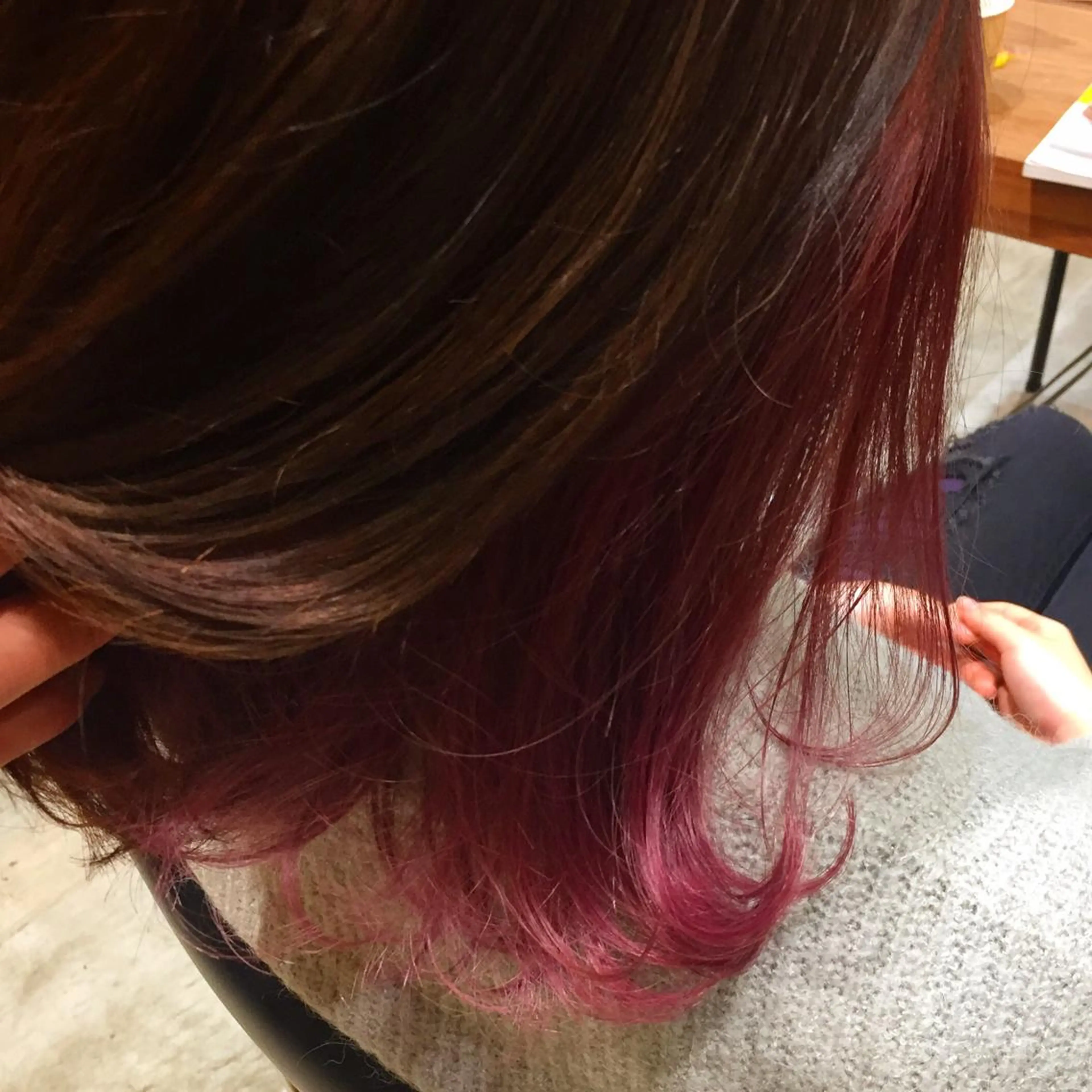 ミディアム カラー カット ヘアカラー トリートメント ワタベ ハヤト/ トップデザイナーのヘアスタイル