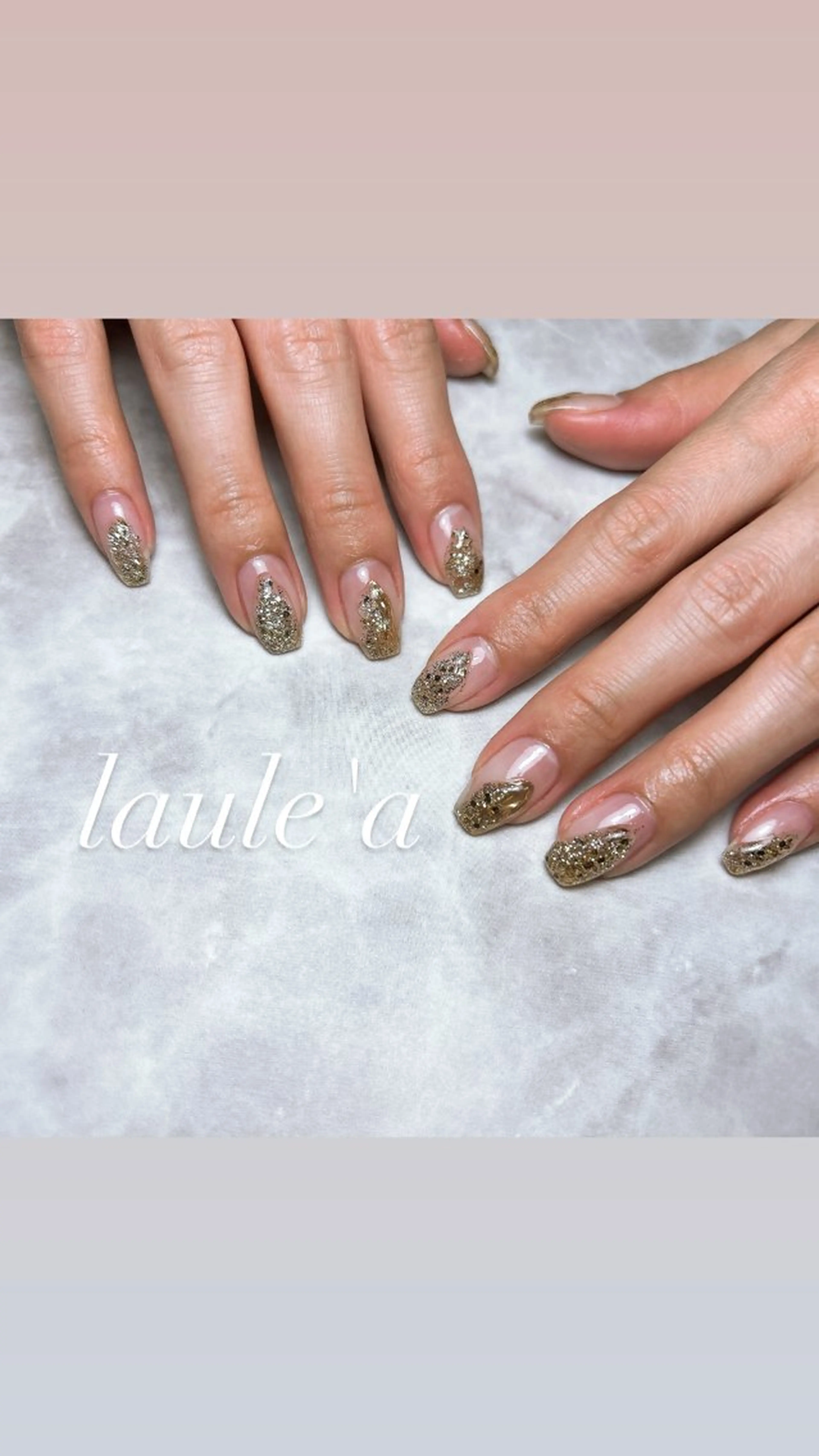 ネイル ラメ(グリッター) ぷっくりネイル ハンドネイル laule'a 𓆸 “ラウレア”のネイルデザイン