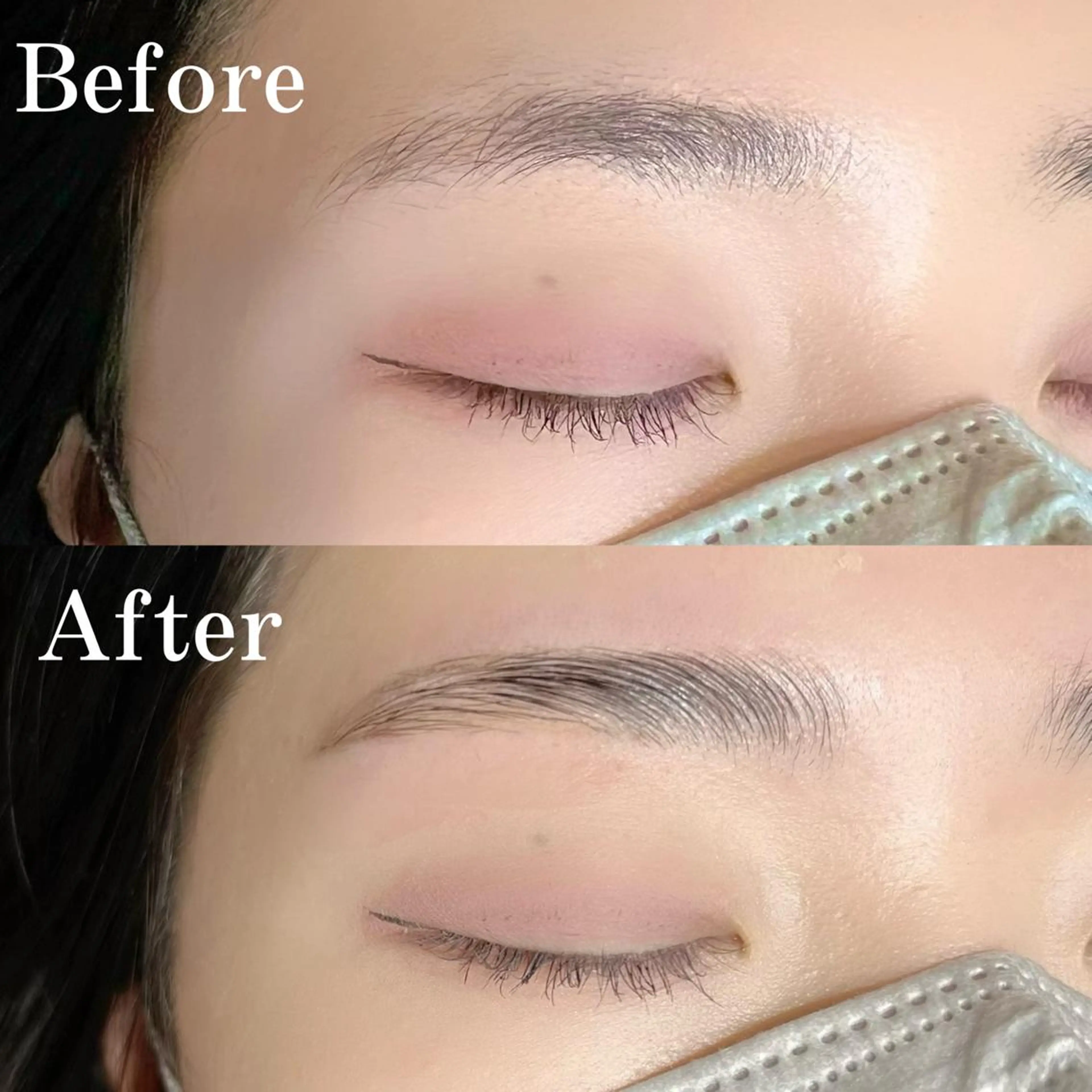 【SNSで話題🤎】ハリウッドブロウリフト(眉パーマ×WAX)の写真