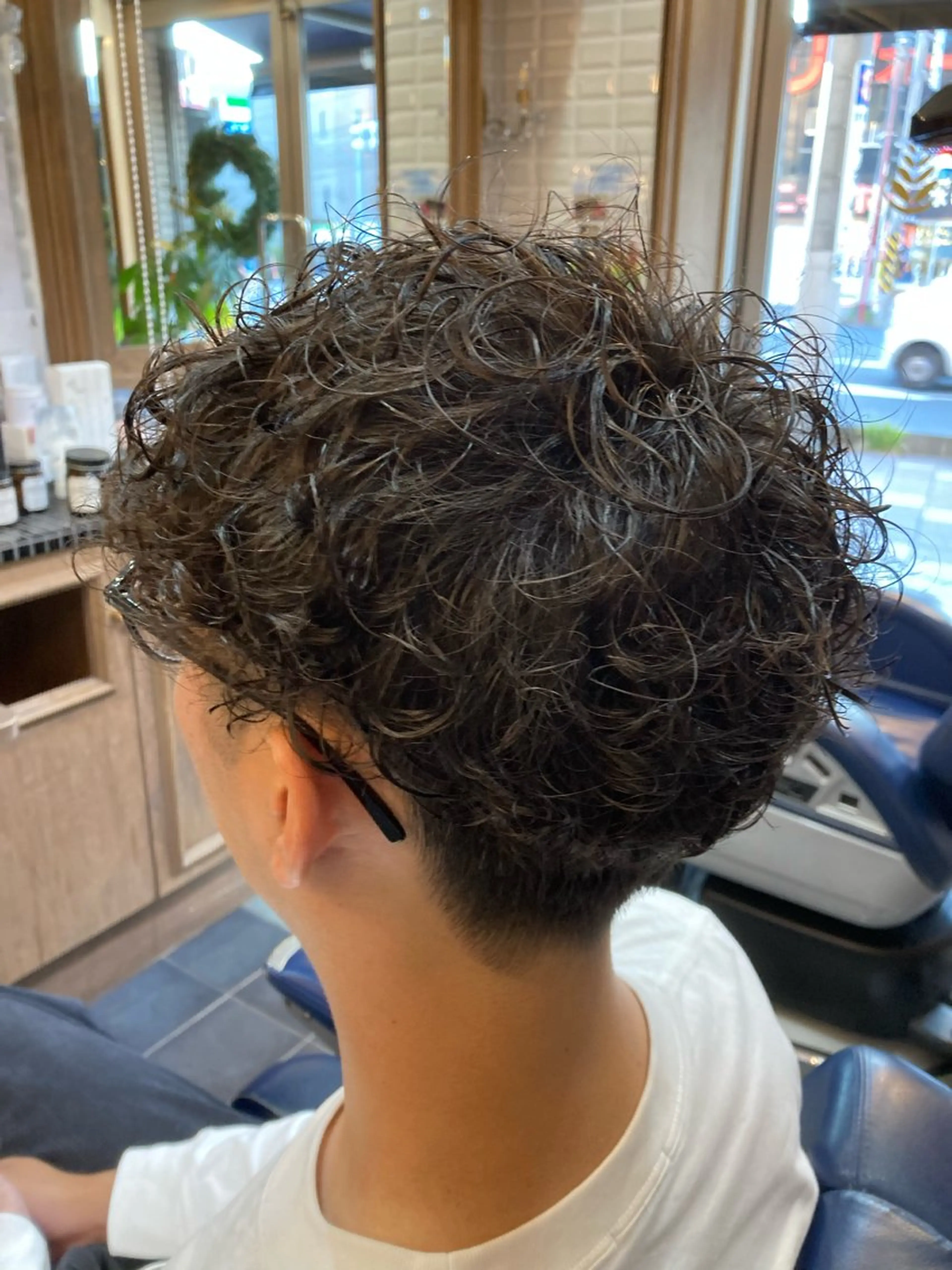 パーマ メンズ メンズパーマ スパイラルパーマ ルピナス中田店長 山口大地のヘアスタイル