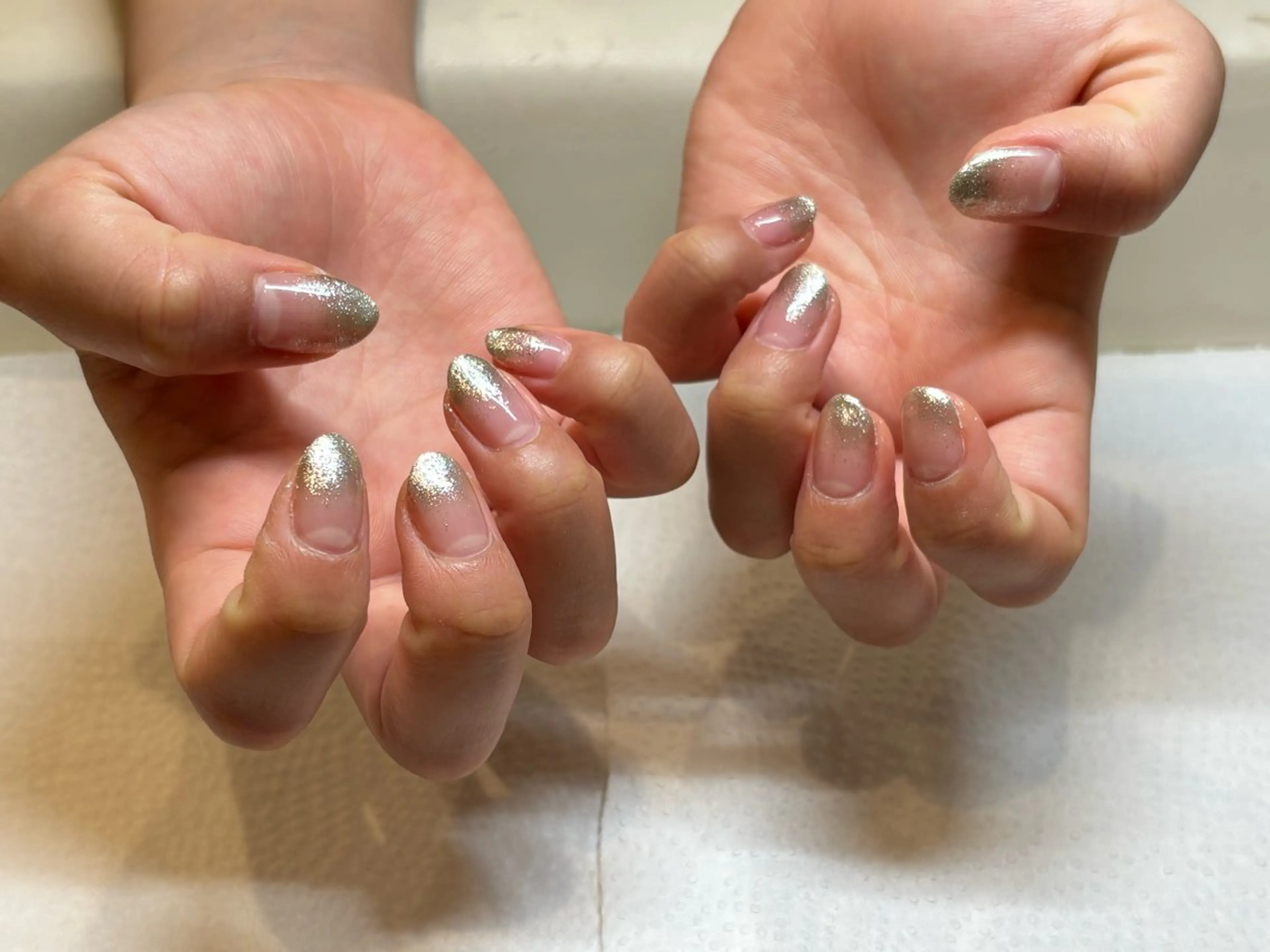 Hand ラメグラデーション (オフなし)の写真