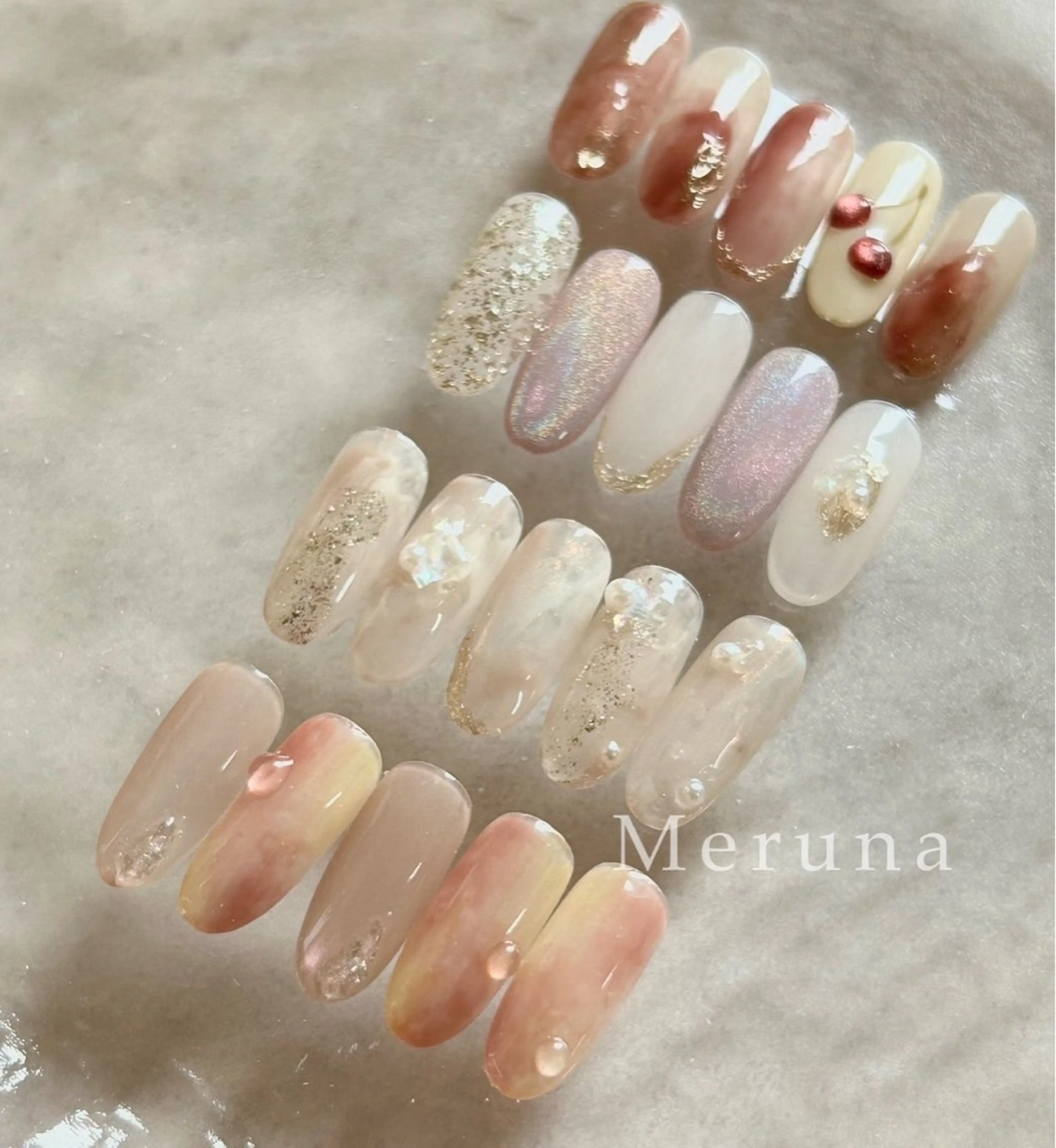 ネイル ハンドネイル Meruna .ﾒﾙｰﾅ.のネイルデザイン