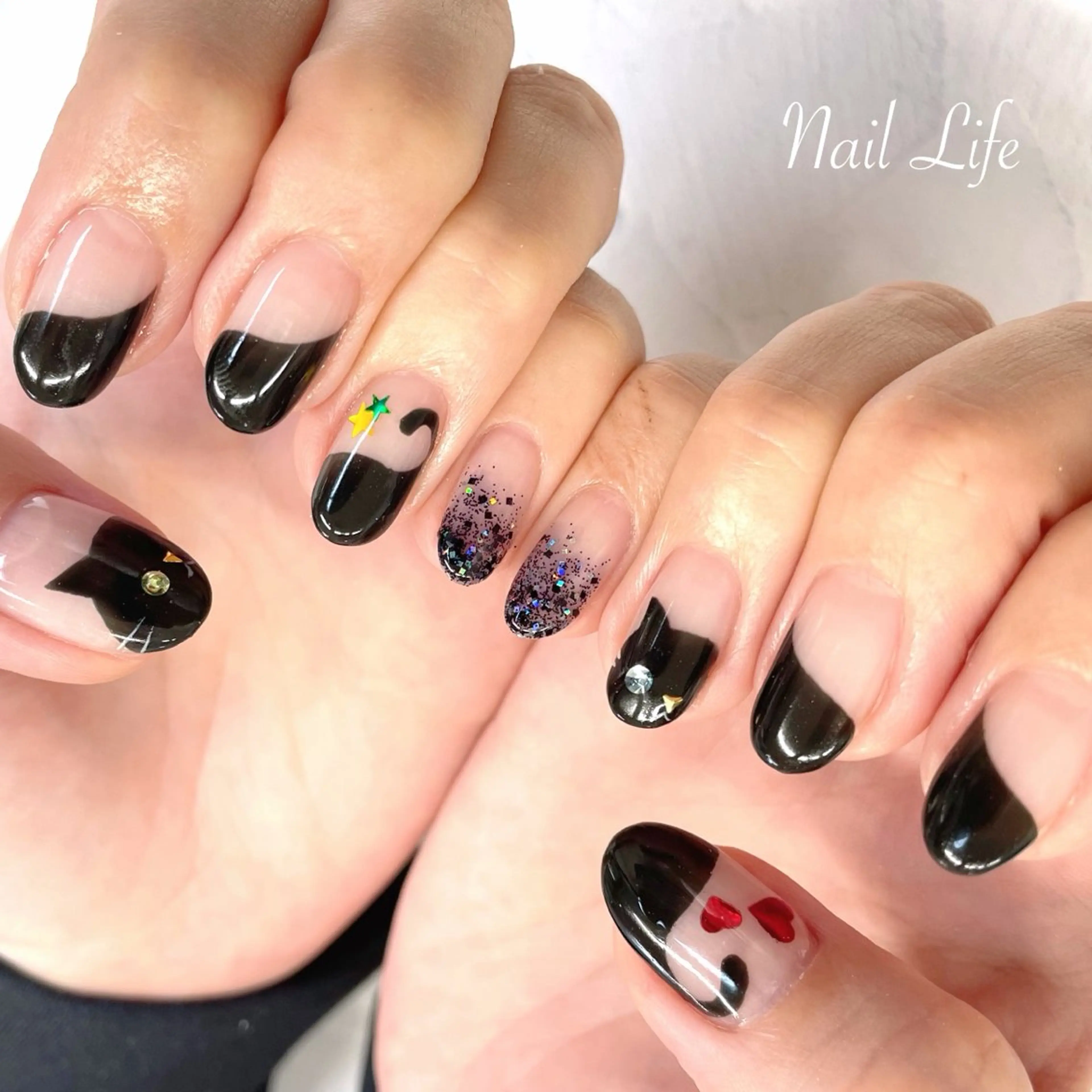 ネイル ハロウィン 大嶋 めぐみのネイルデザイン