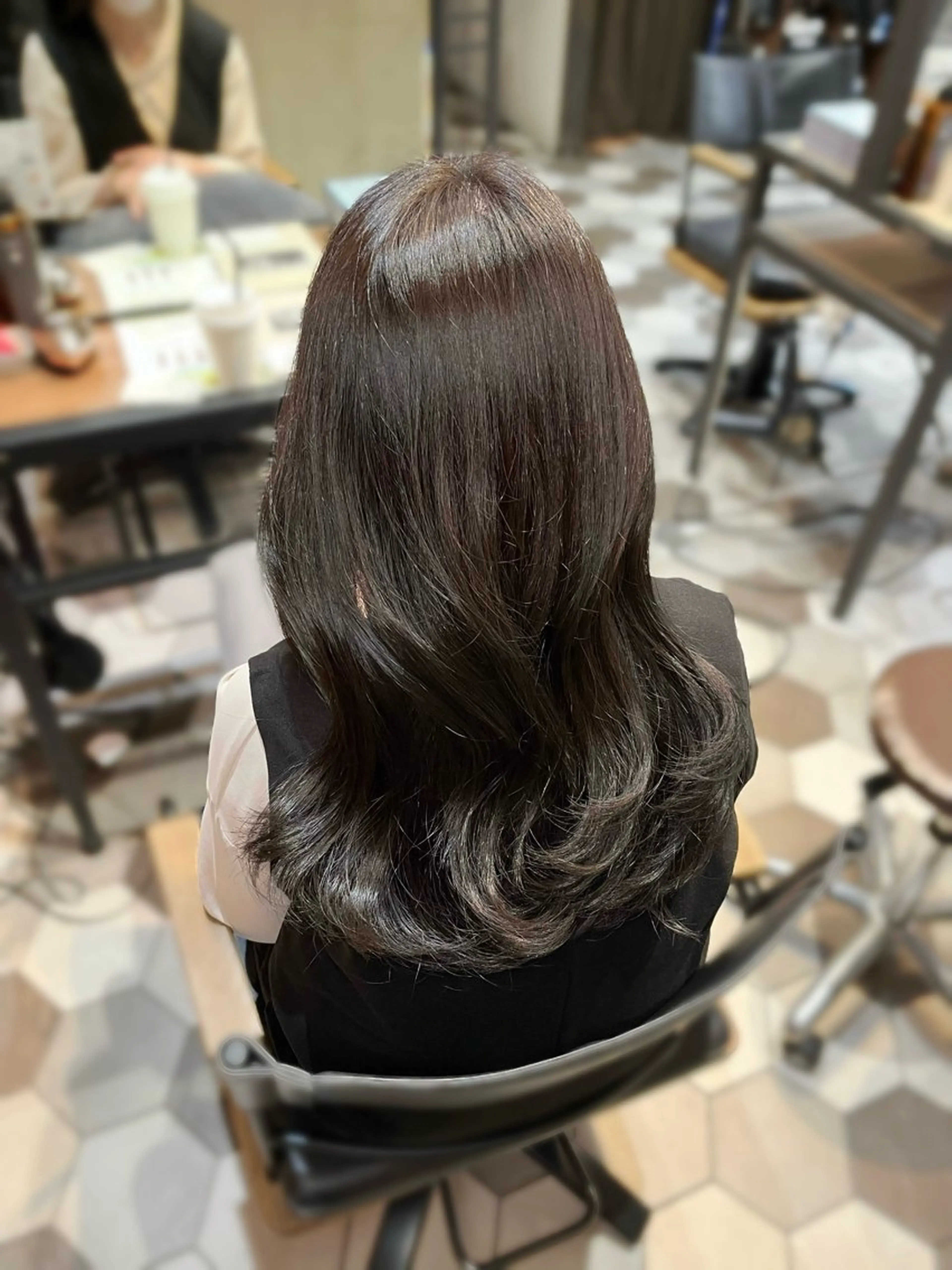 カラー ヘアアレンジ 似合わせ顔まわり カット💛森尾真由美のヘアスタイル