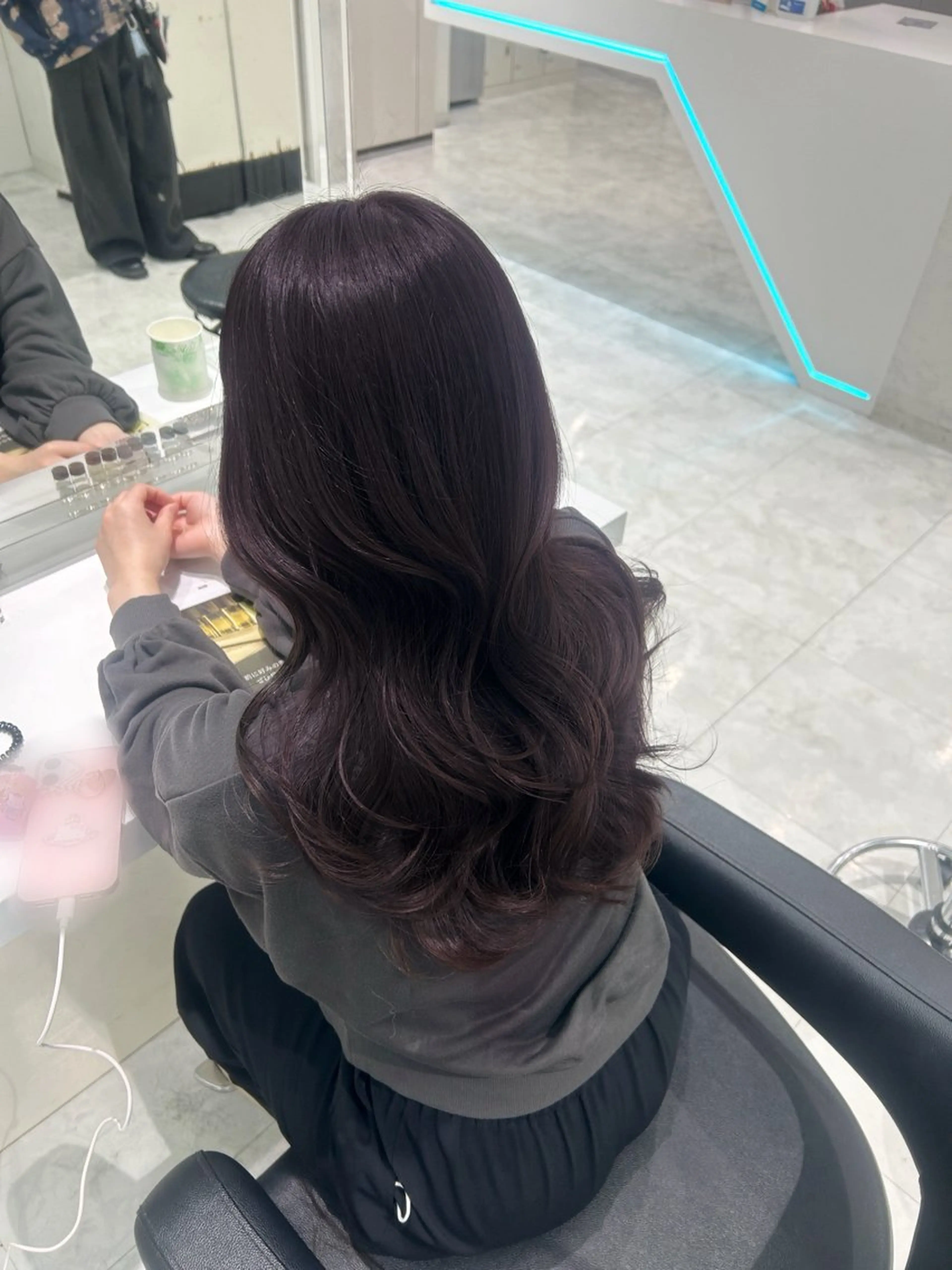 ロング カラー ヘアカラー 💗ブリーチなし暖色 kotono💗のヘアスタイル