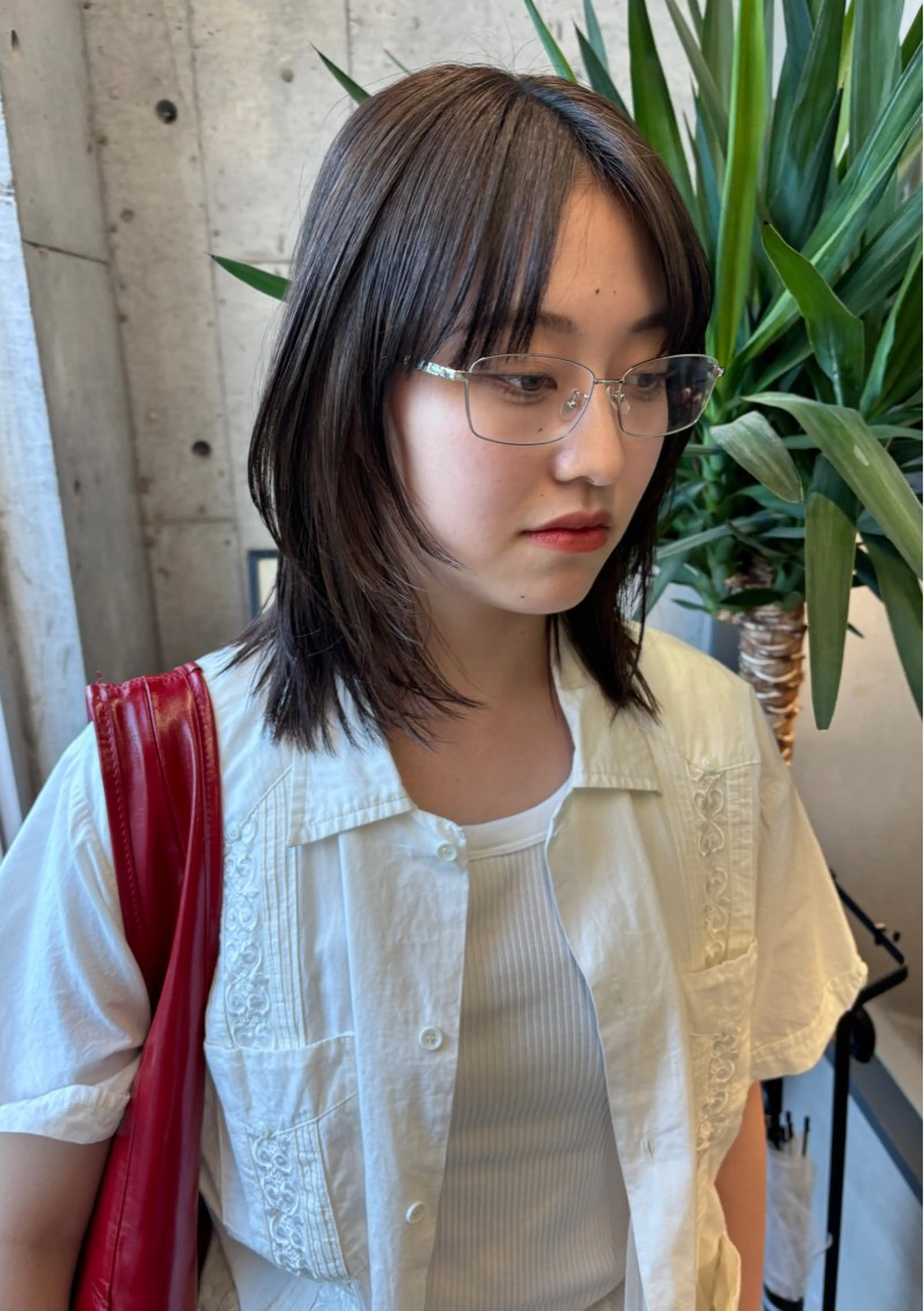 ミディアム レイヤーカット カット yuuna/ ハッシュカット🎀のヘアスタイル