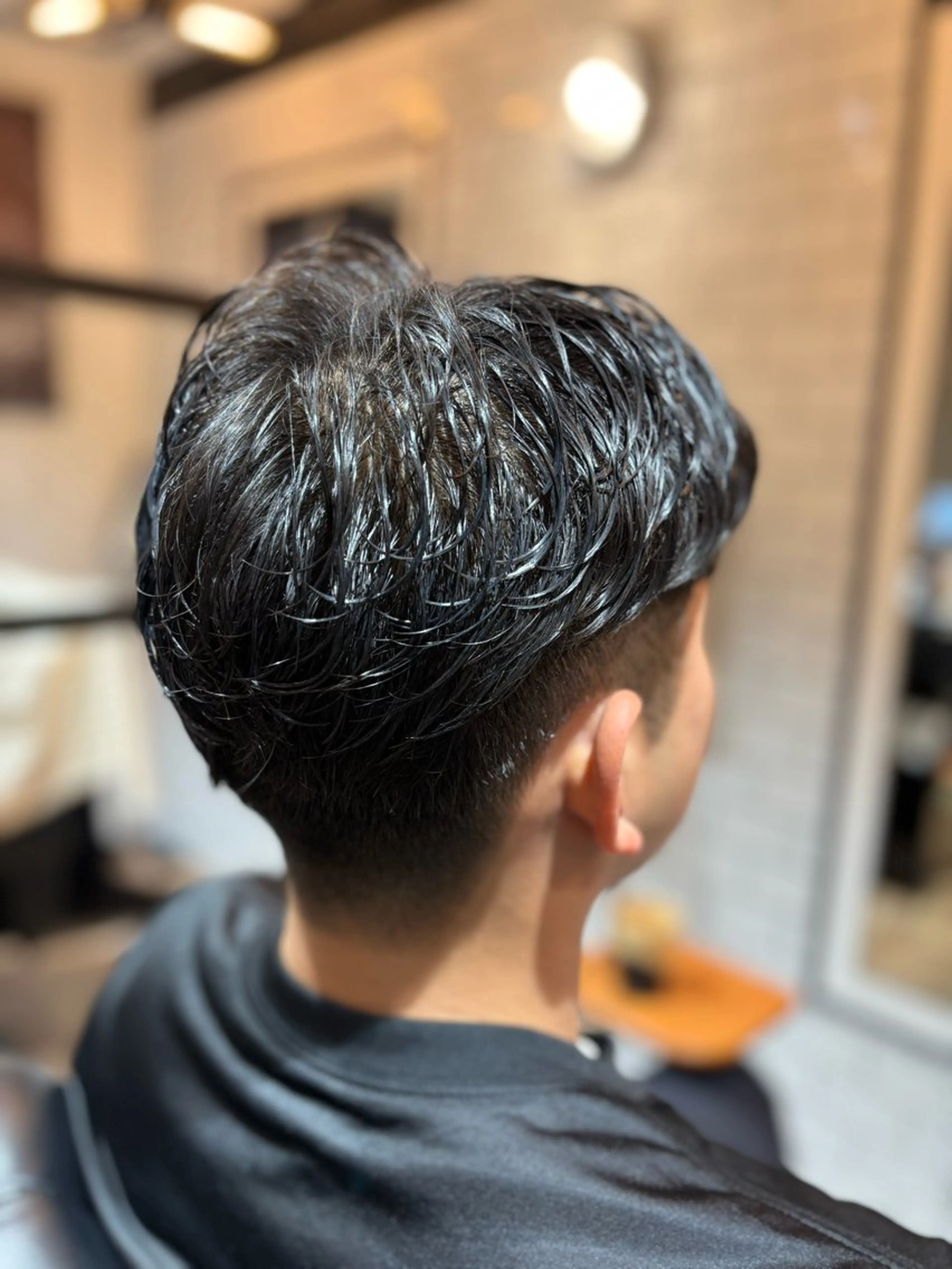 パーマ ニュアンスパーマ カット パーマ バーバーショップ涼桜新町店所属・田中大 パーマ/メンズカットのヘアスタイル