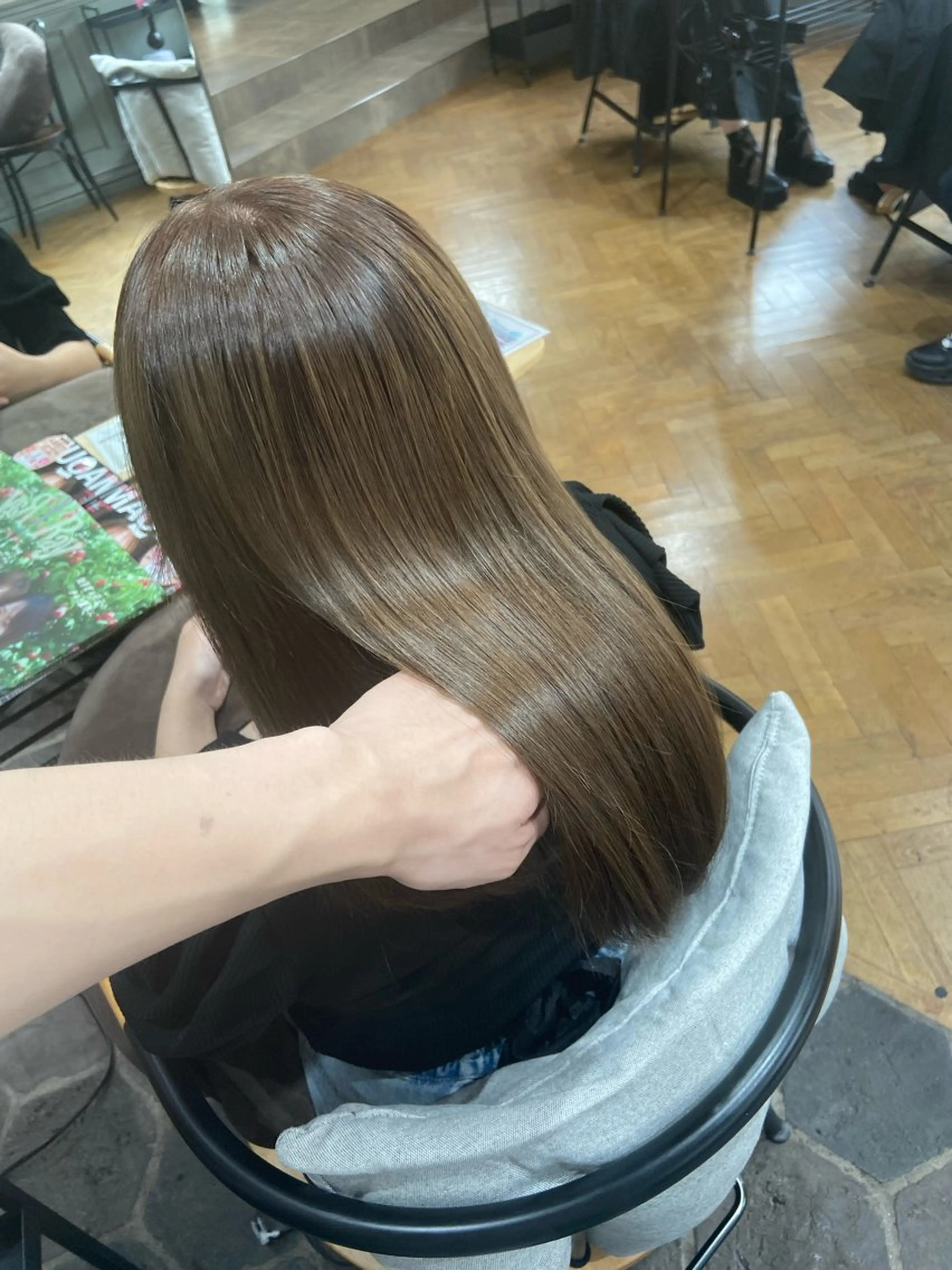 ロング メンズパーマ /髪質改善/はるたのヘアスタイル