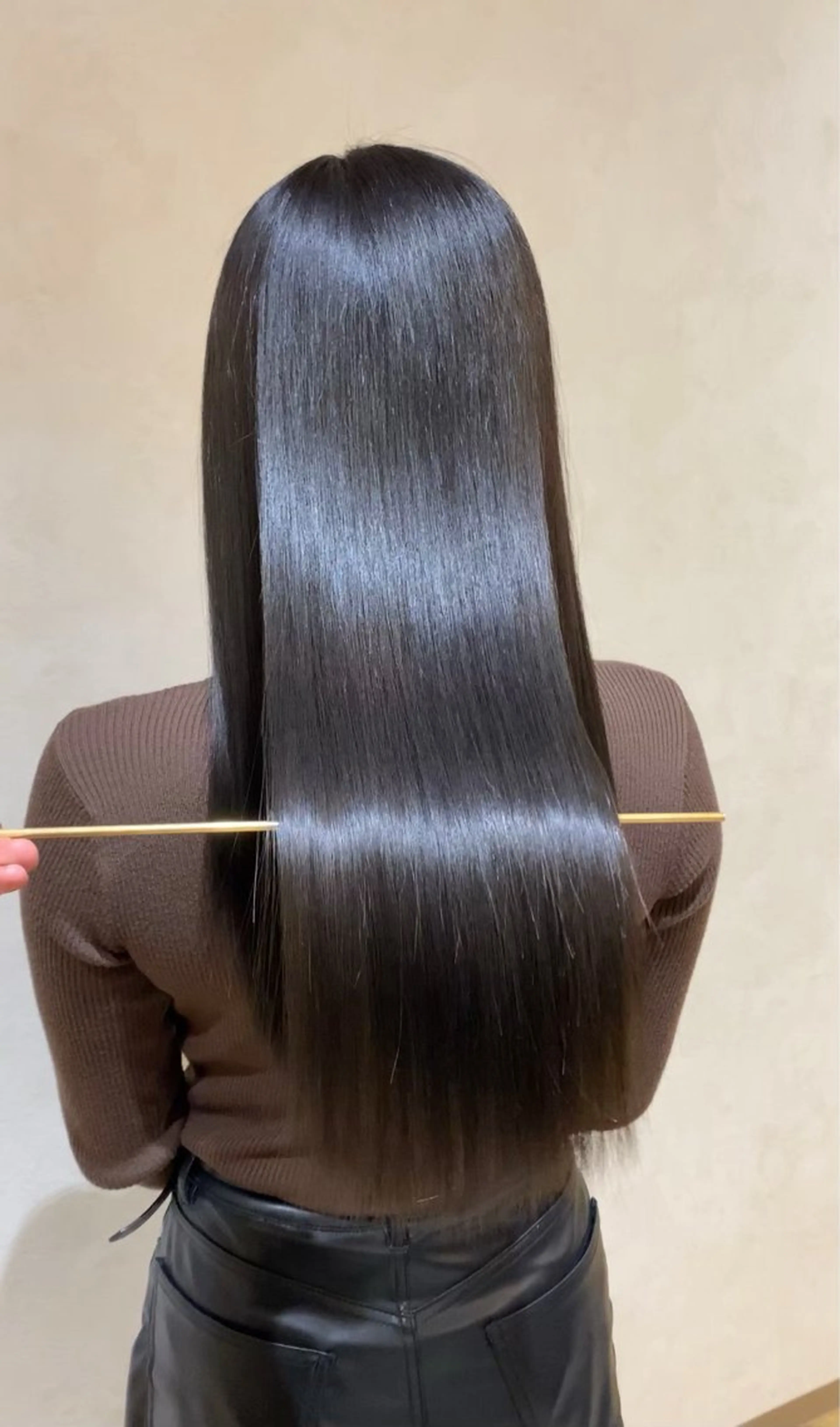 ロング カラー 縮毛矯正 Lond Melia所属・あいり／艶髪 、透明感カラー🩶のヘアスタイル