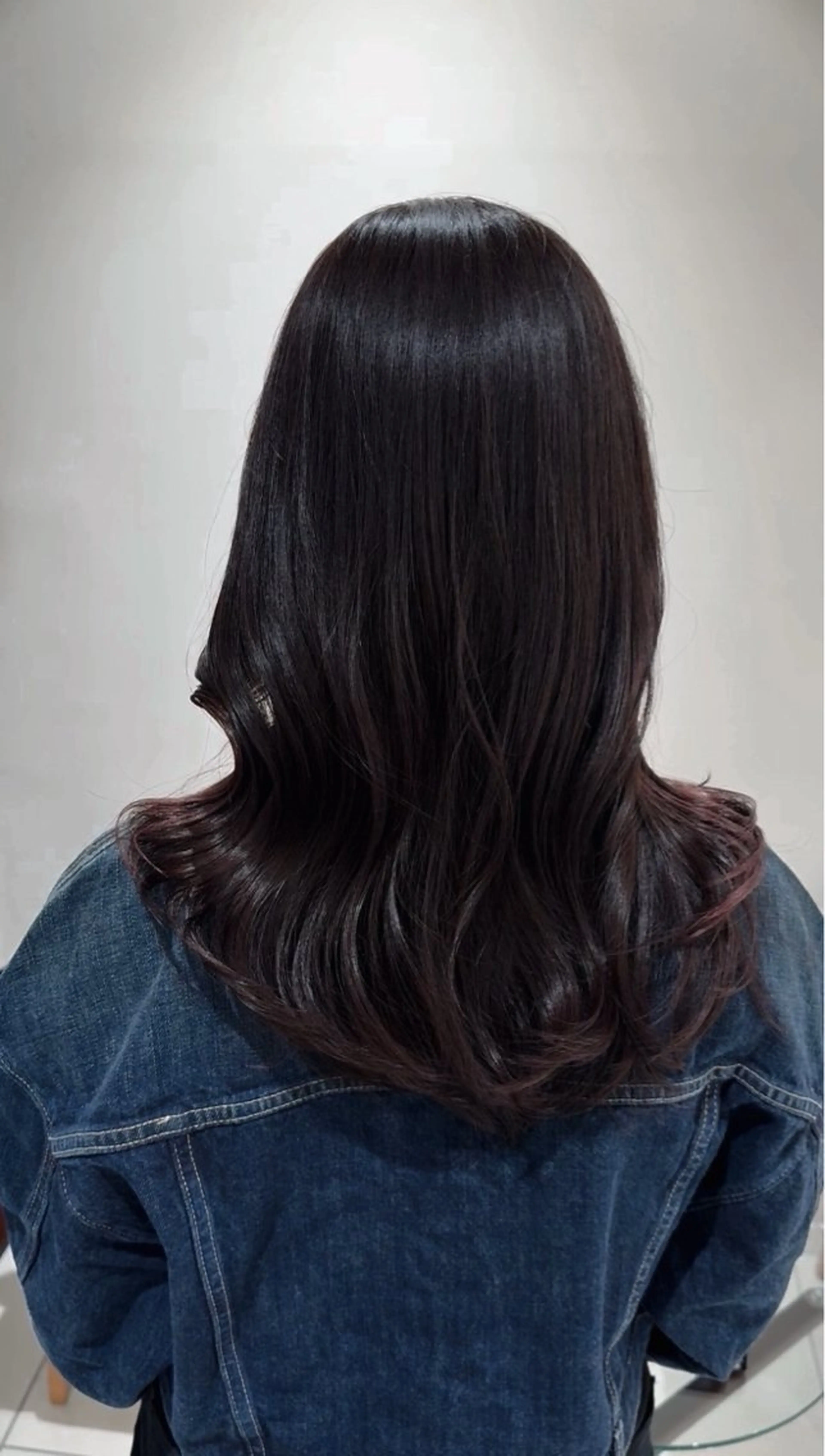 ロング カラー 💖大人韓国ヘア💖 韓国艶カラー【銀座】のヘアスタイル