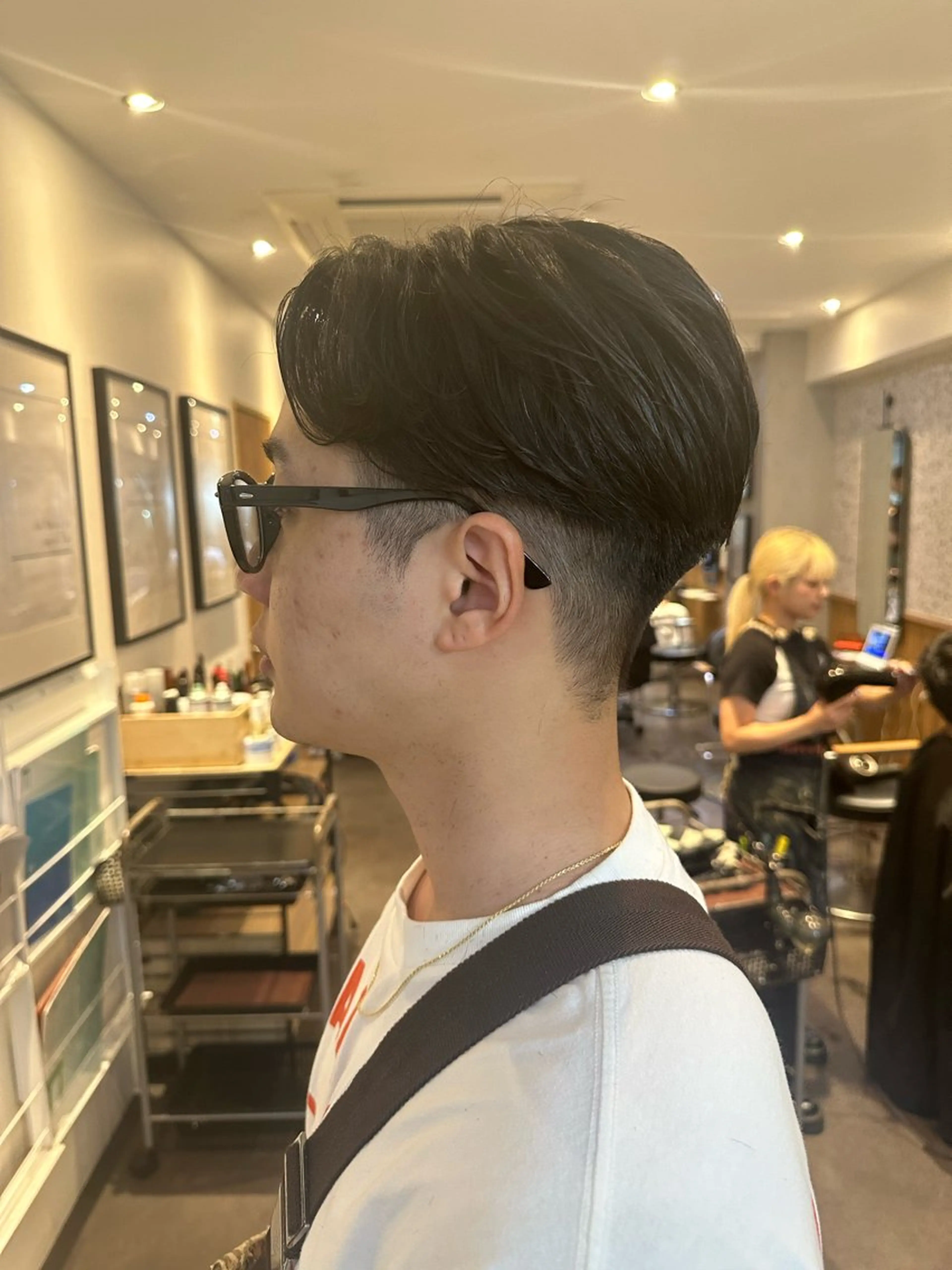 メンズ カット パーマ ブリーチ・レイヤ ー特化🔥 ちかまるのヘアスタイル