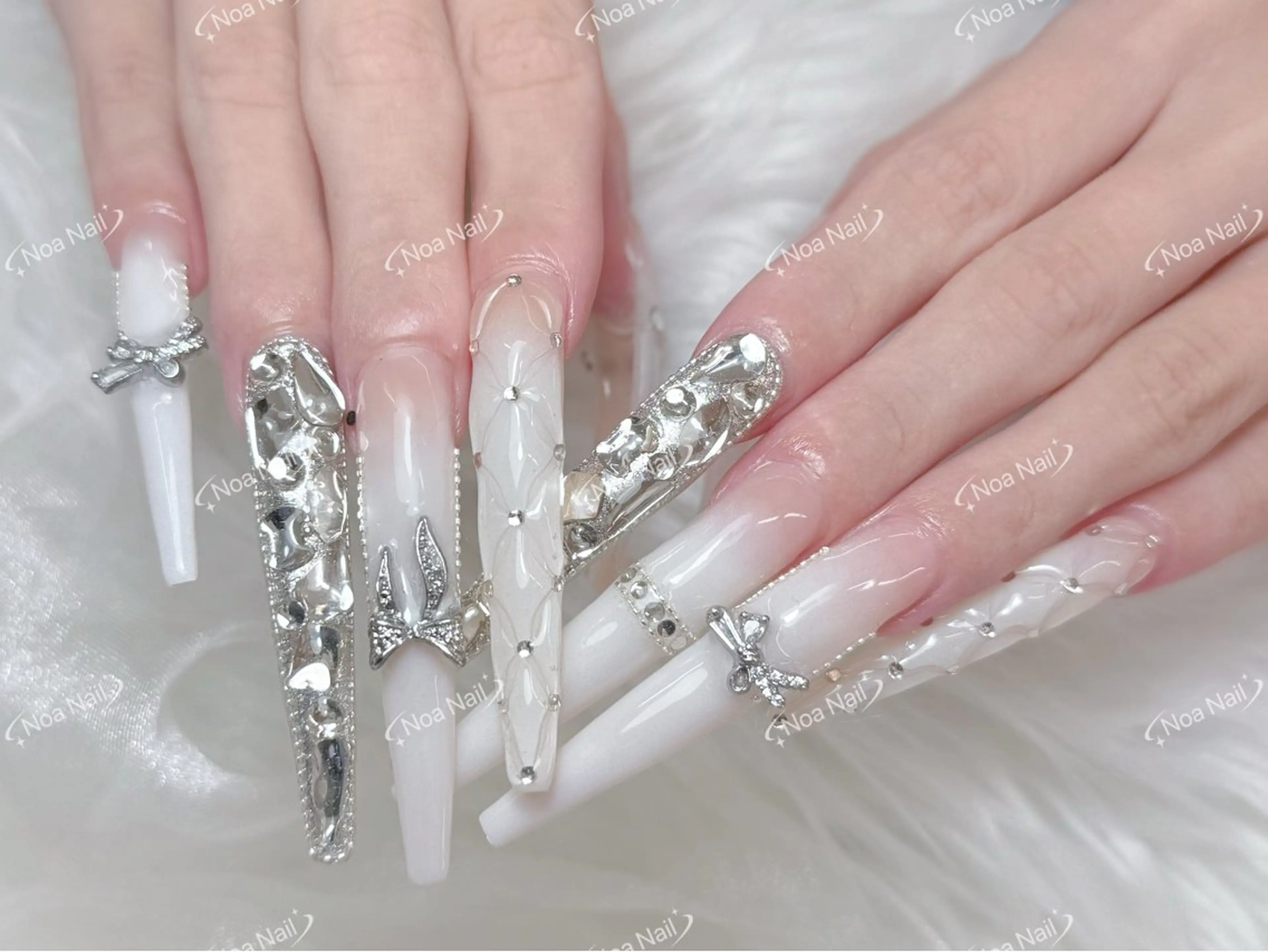 ロング ハンドネイル Noa Nail みつきのネイルデザイン