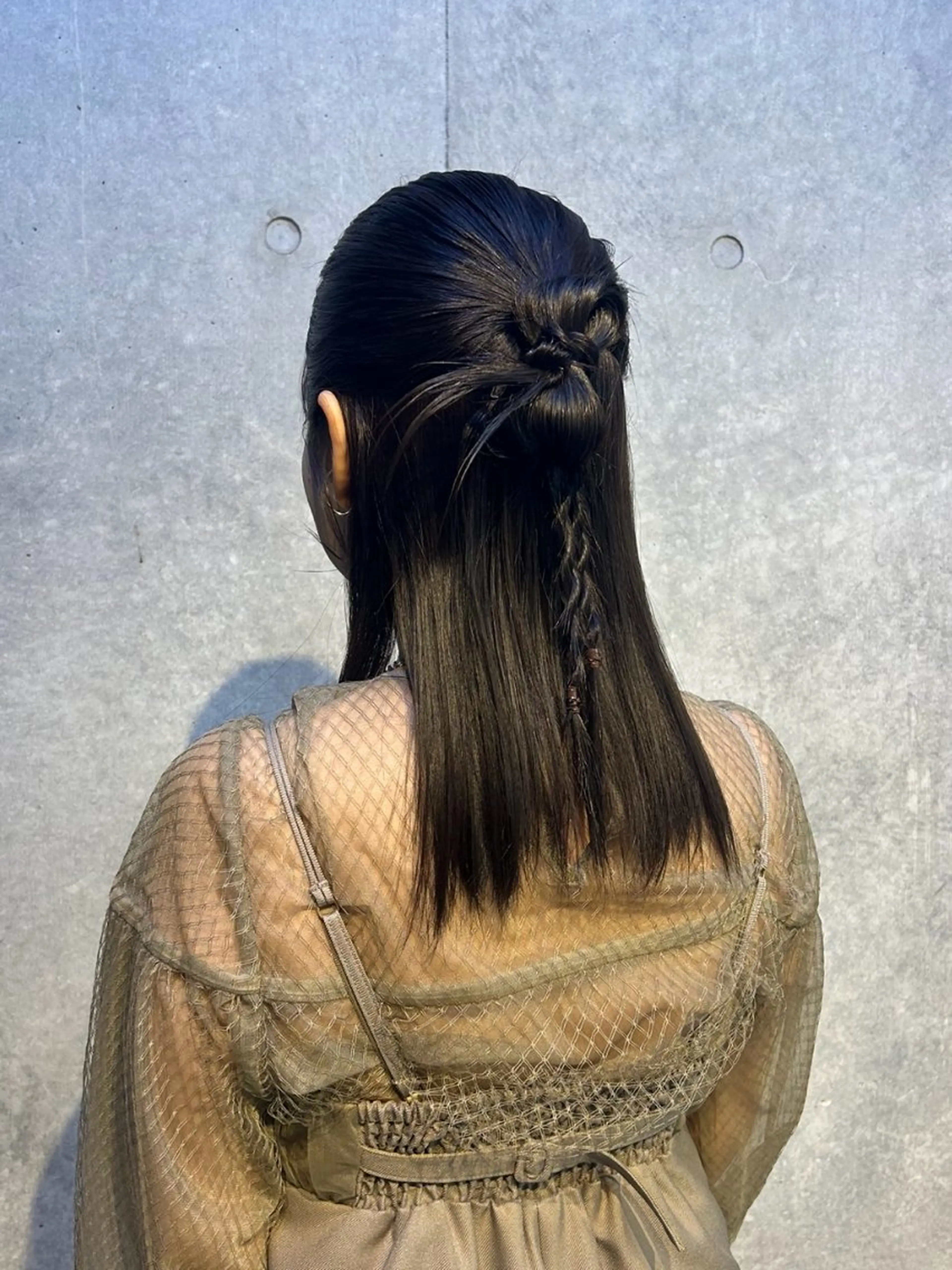 ミディアム ヘアアレンジ ヘアセット 似合わせ⌇お洒落 カット⌇平野あみのヘアスタイル