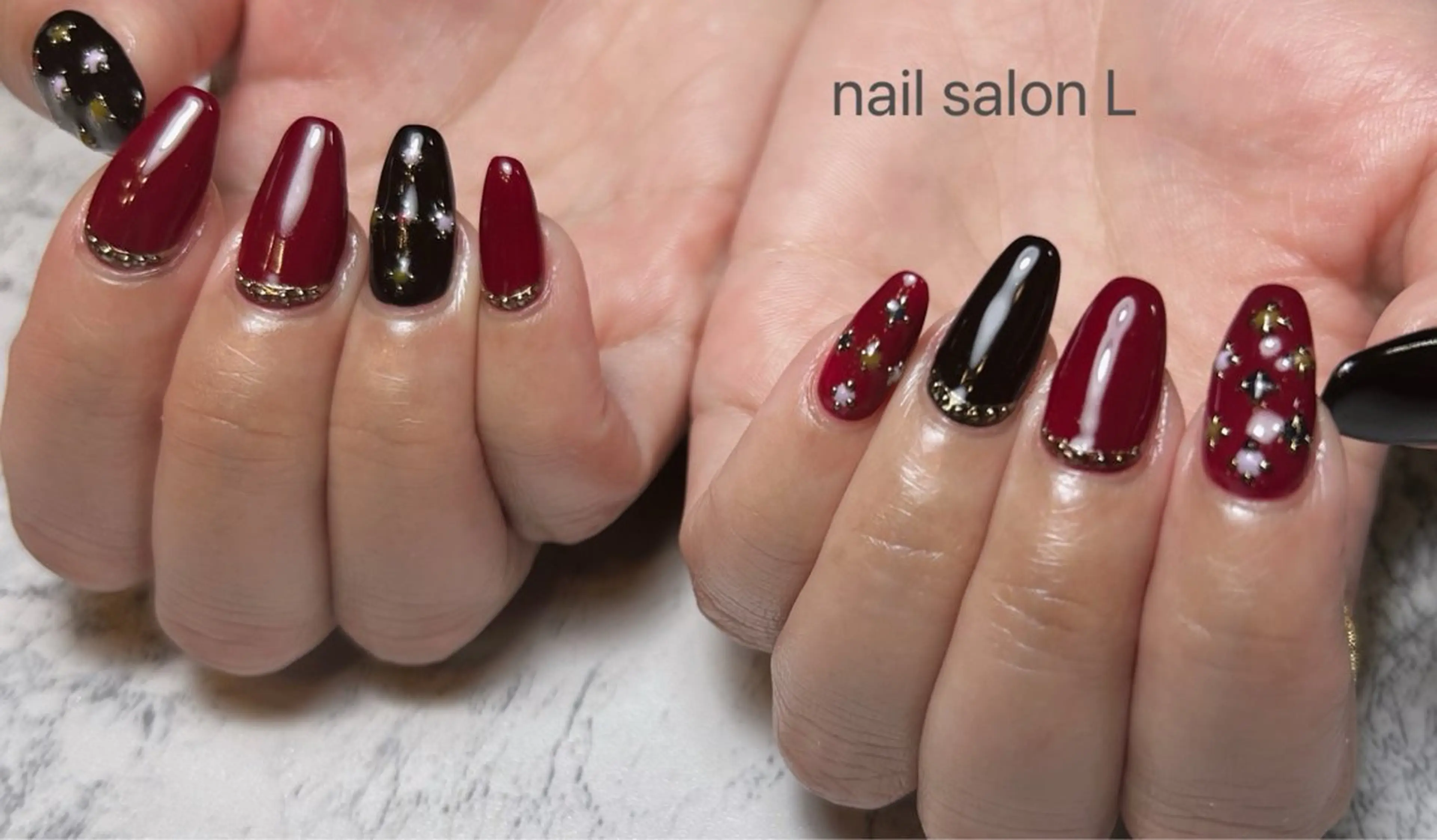 ネイル ハンドネイル 吉川市 ネイルサロンLのネイルデザイン