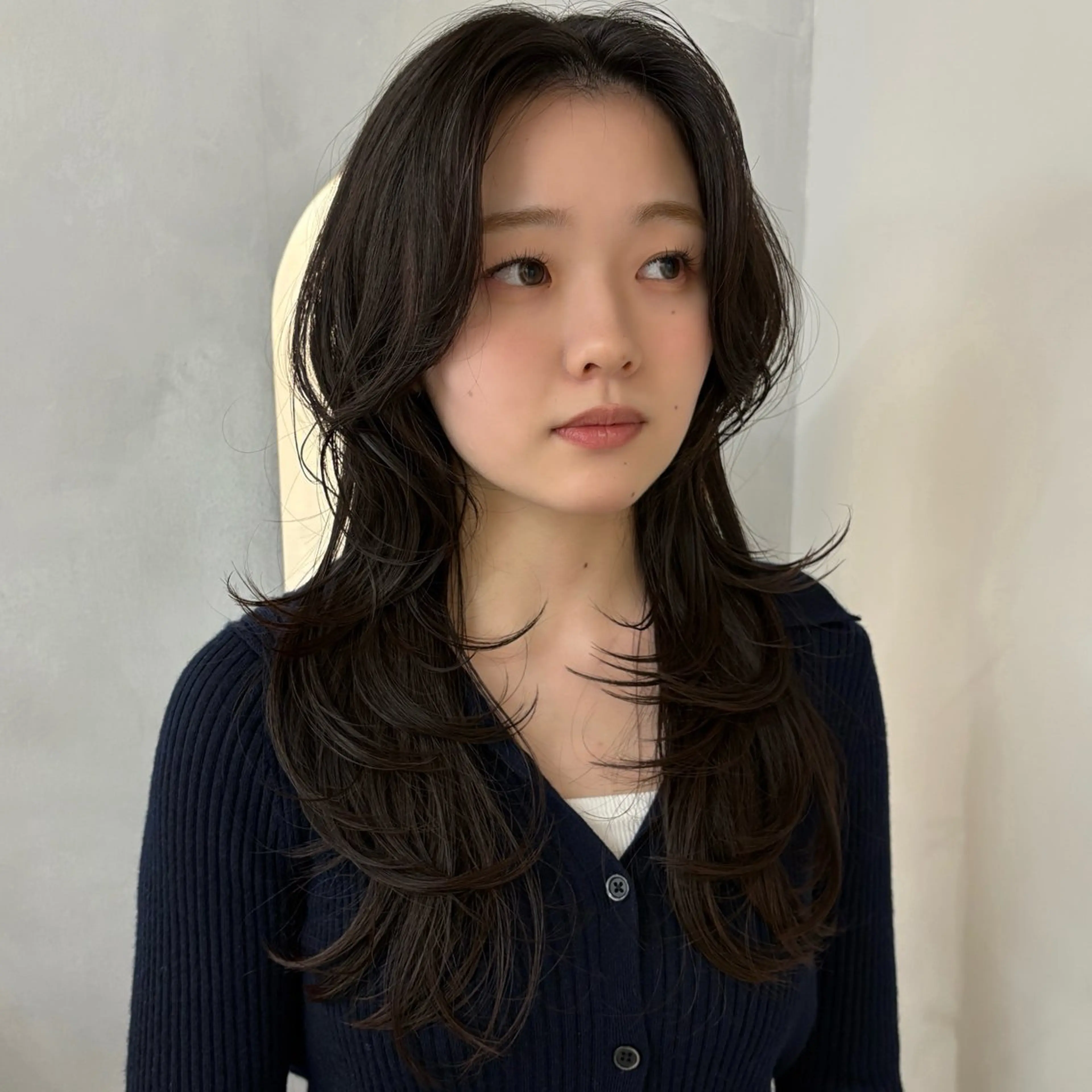 ロング カラー カット ヘアカラー 💖韓国風💖 レイヤー/LISAのヘアスタイル