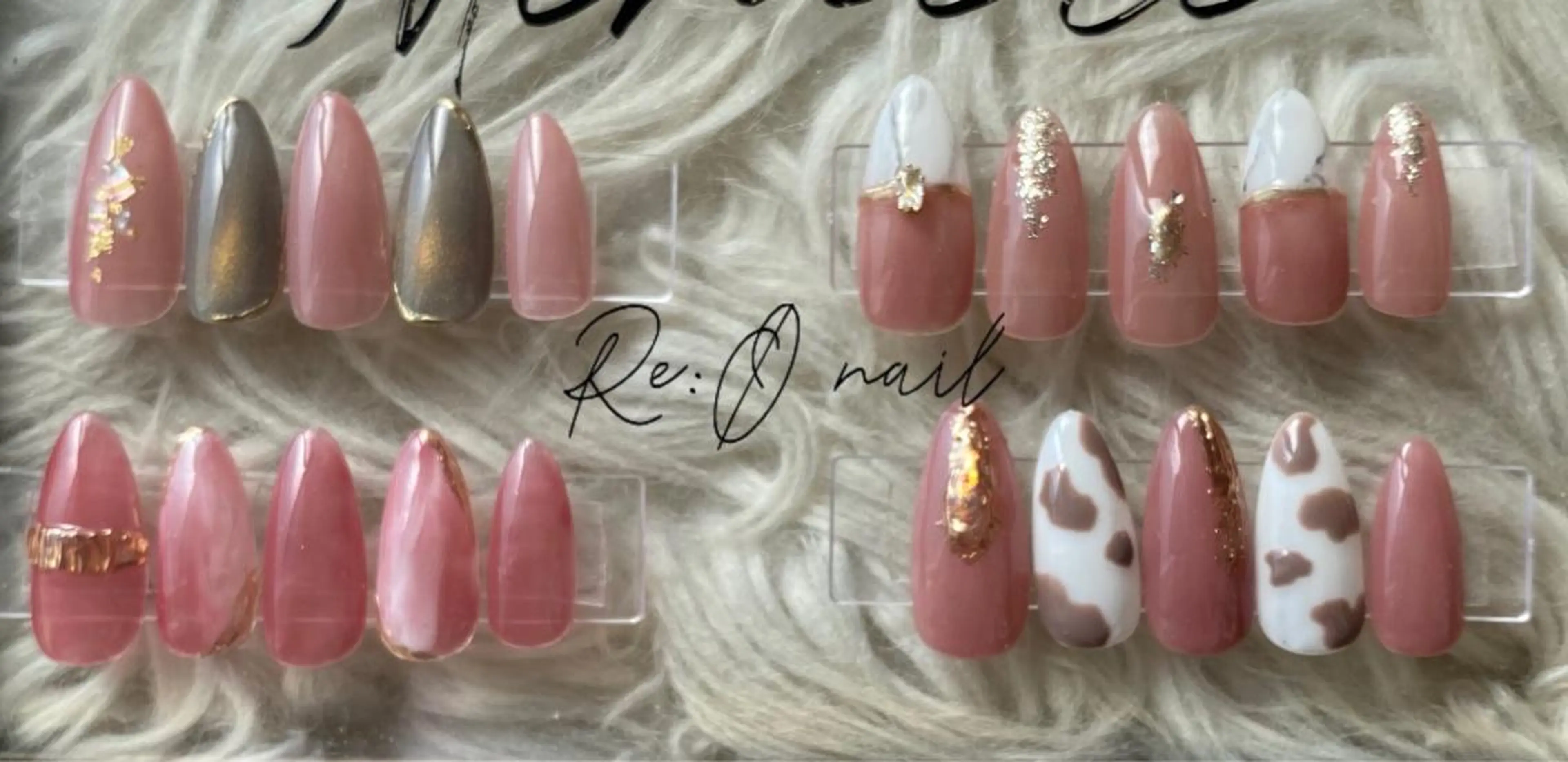 ネイル ピンク Re:Ø nail 🩵TSUJIのネイルデザイン