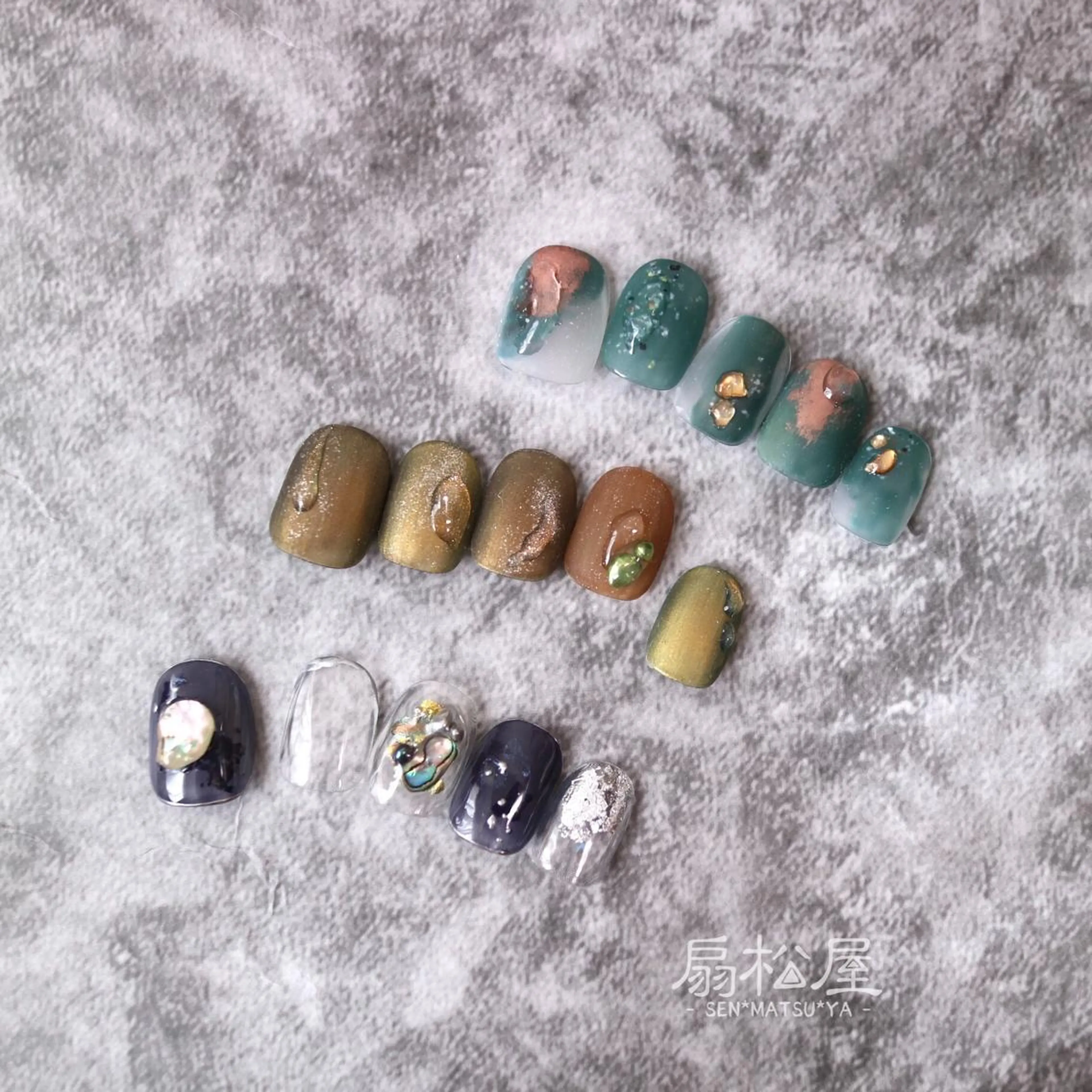 ネイル 扇松屋 marie.nのネイルデザイン