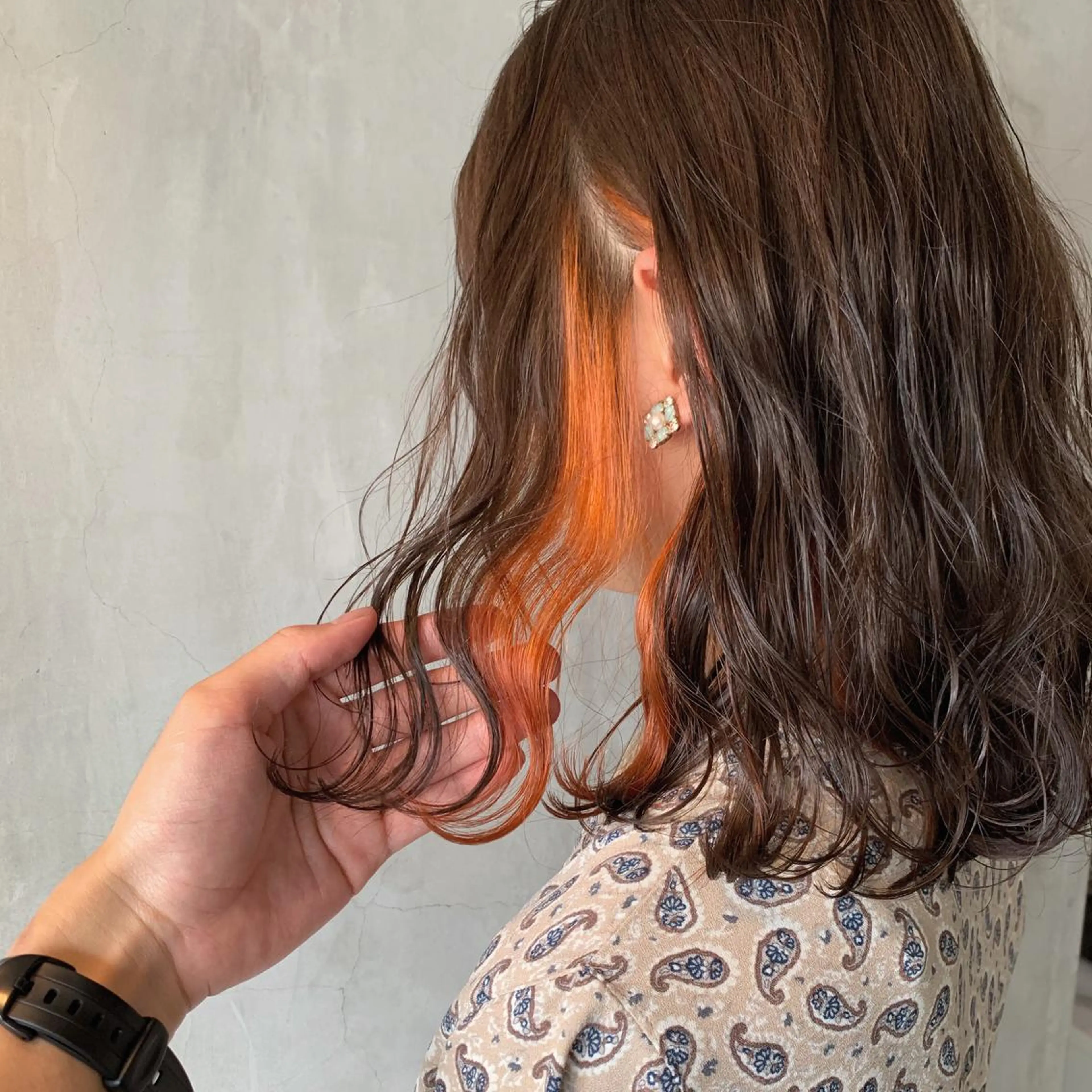 カラー SAKURA 原宿所属・なかの たくみのヘアスタイル