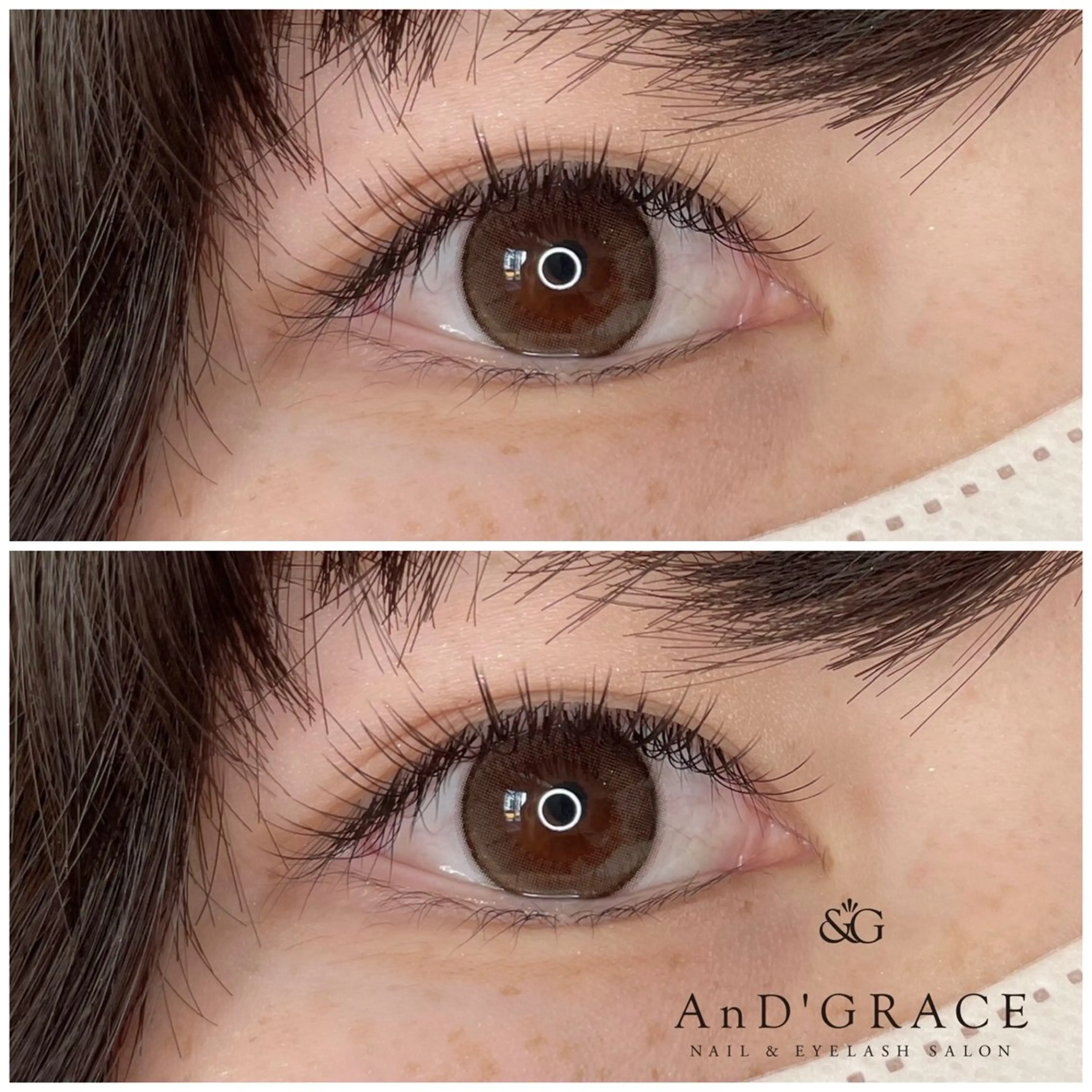 マツエク・マツパ AnD'GREACE 植田店のマツエク・マツパデザイン