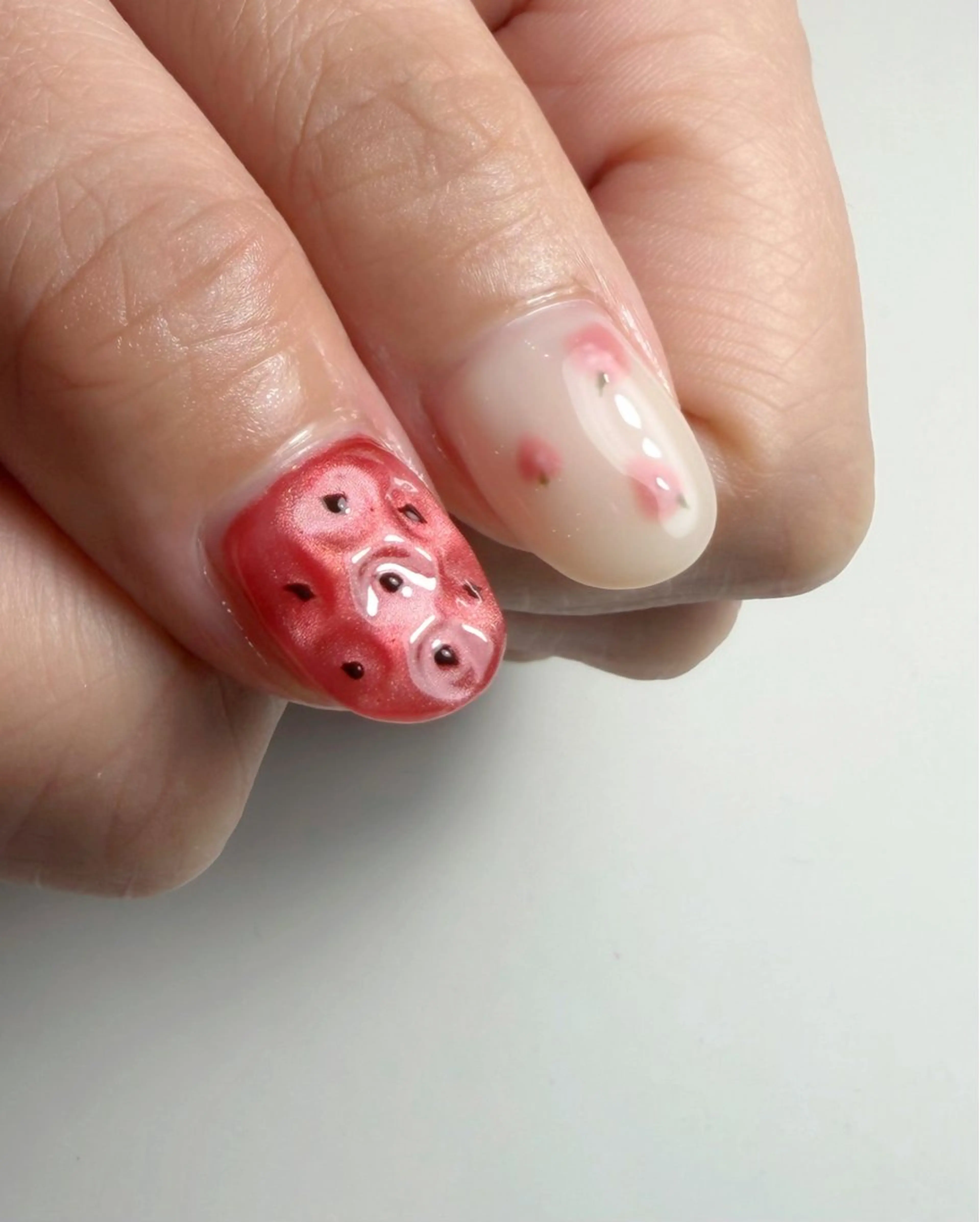 ネイル ハンドネイル Beauty salon Ryu・ange所属・PEARL ROSE パールローズのネイルデザイン