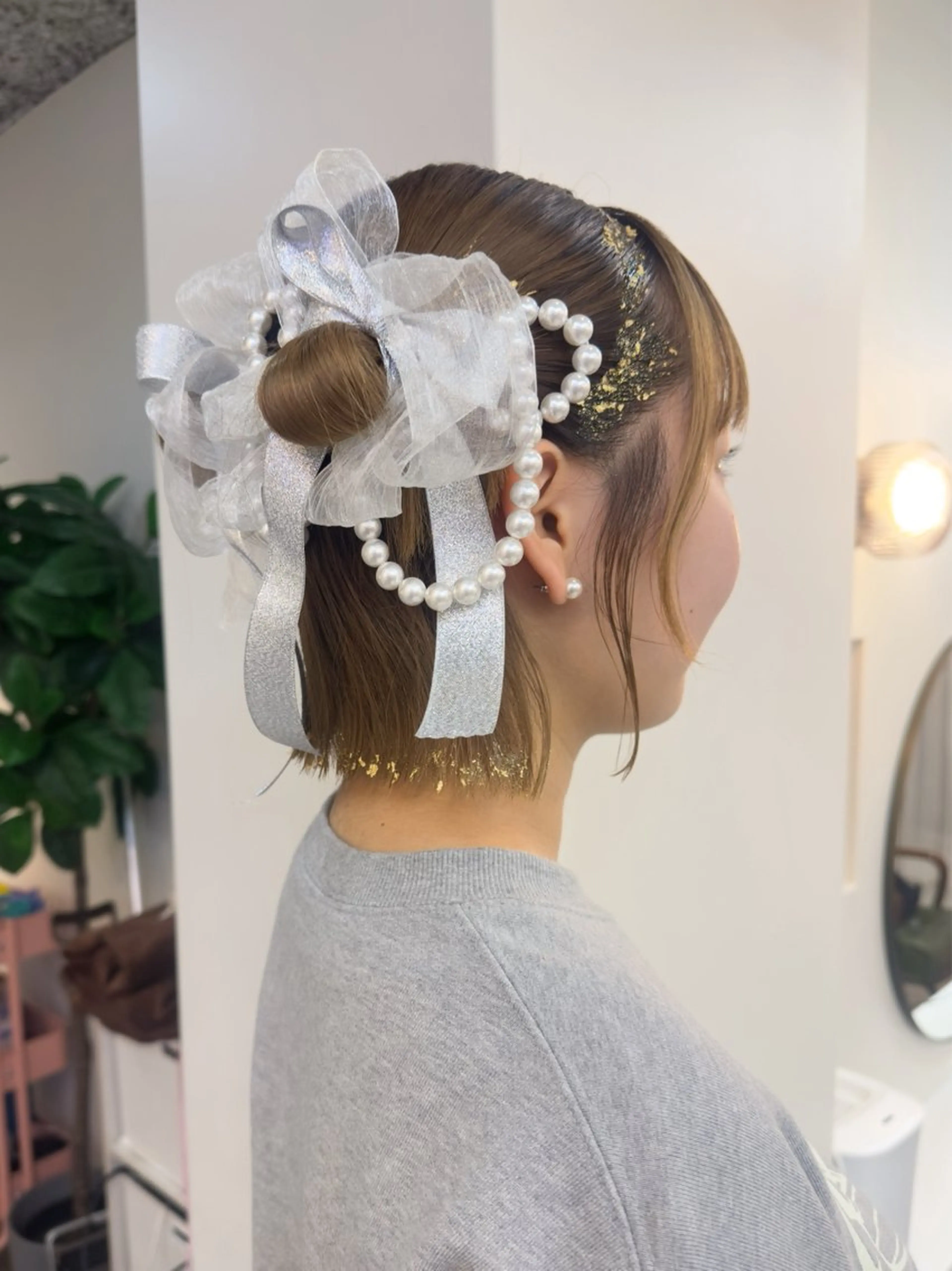 ヘアアレンジ 卒業式のヘアスタイル レイヤー/顔周り /いいぬまみかのヘアスタイル