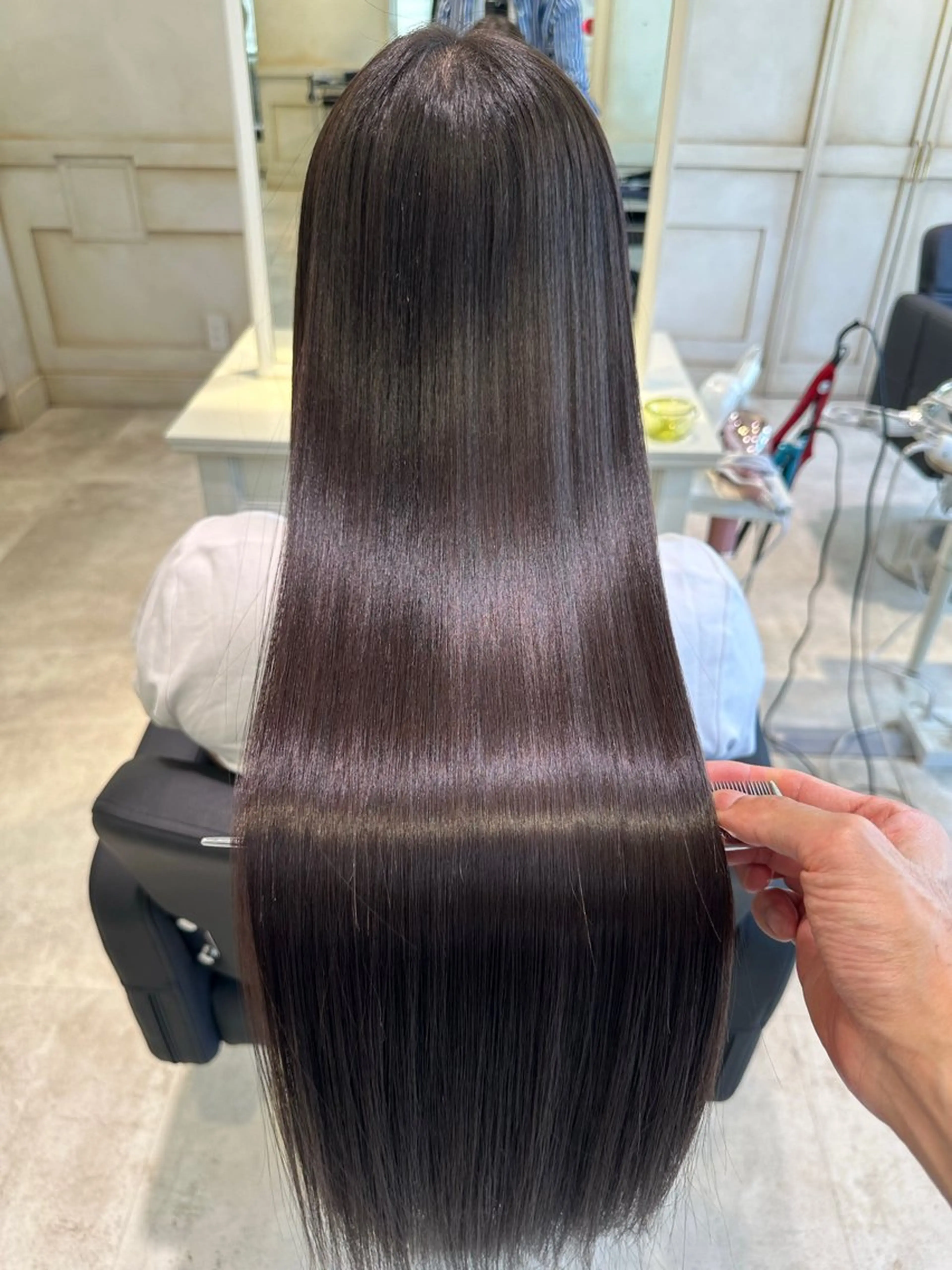 ロング 縮毛矯正 FBeauty表参道本店所属・仲尾 翔也のヘアスタイル