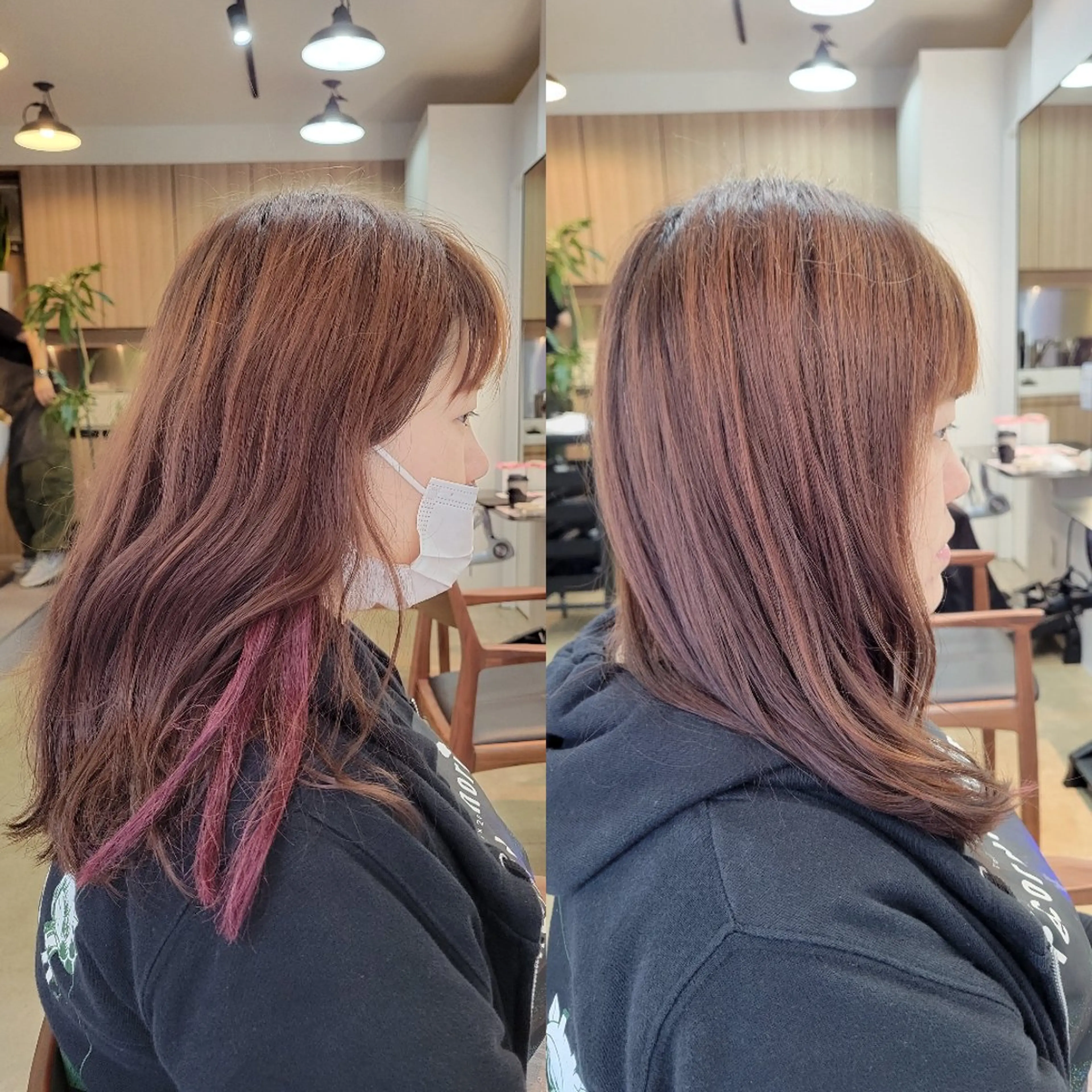 ミディアム エクステ カット Beauty Salon Link所属・野村 果音(カノン)のヘアスタイル