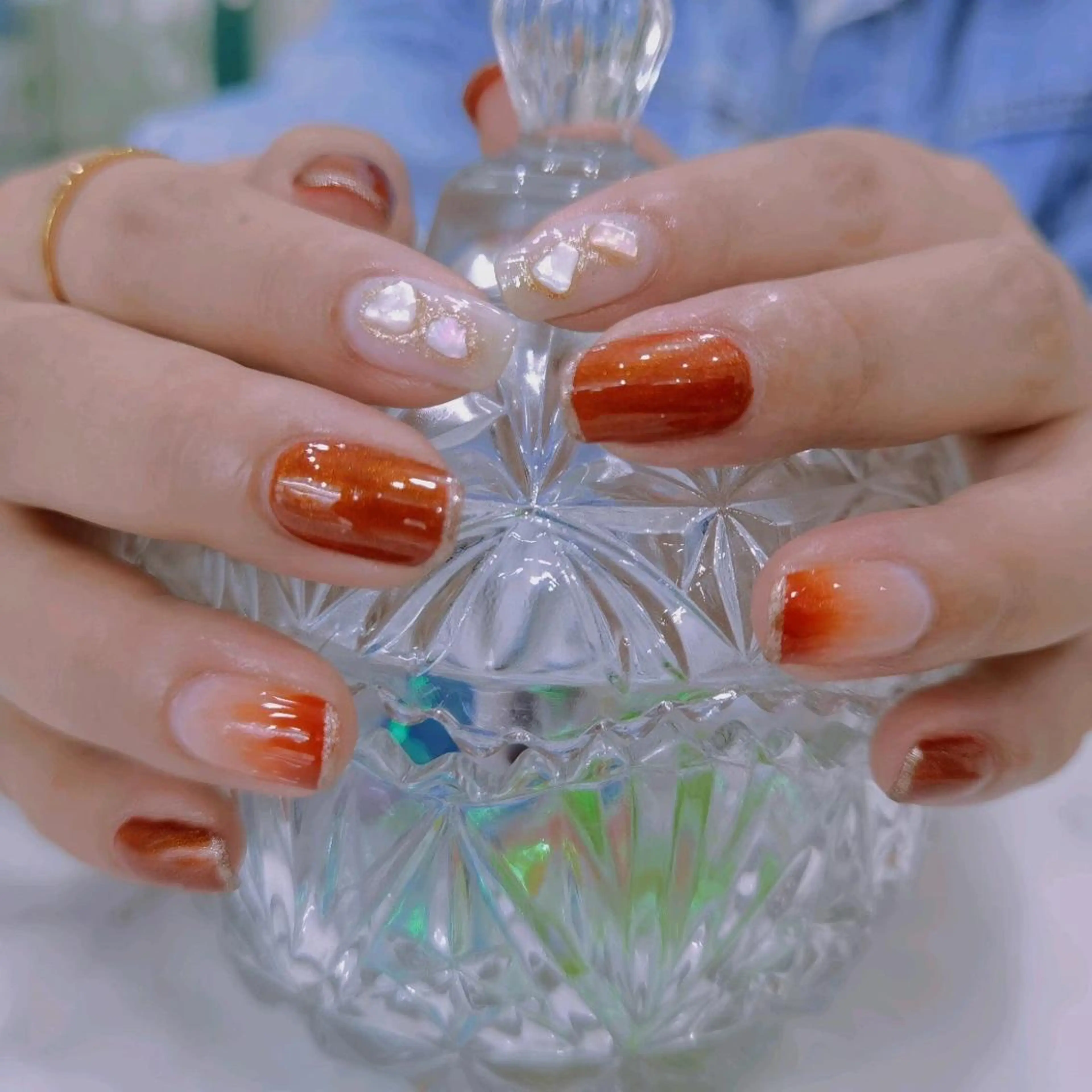 ネイル 🦋ネイルサロン ブラン🌈ゆりのネイルデザイン