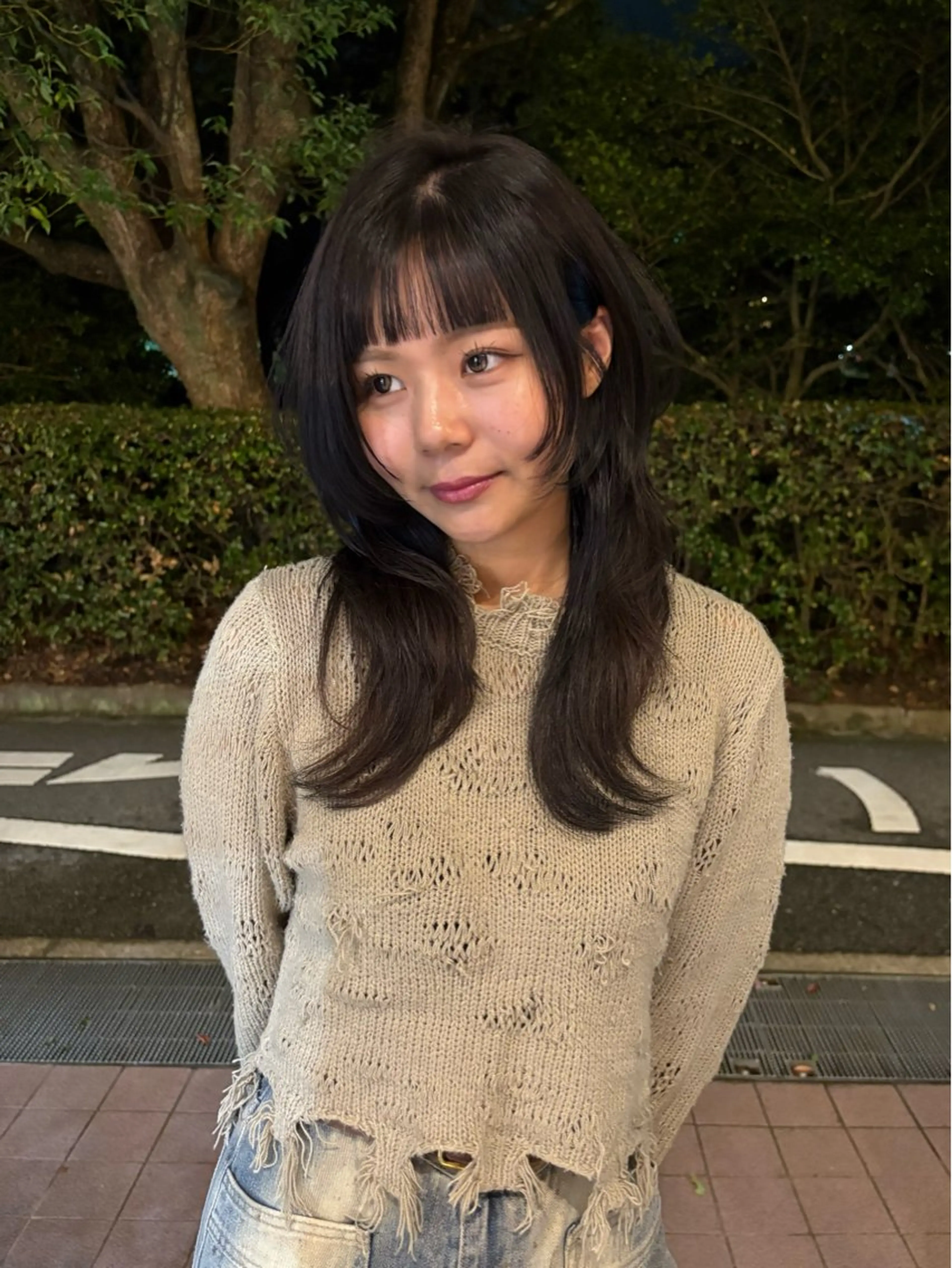 セミロング 韓国レイヤー꙳⟡. YOKE reinaのヘアスタイル