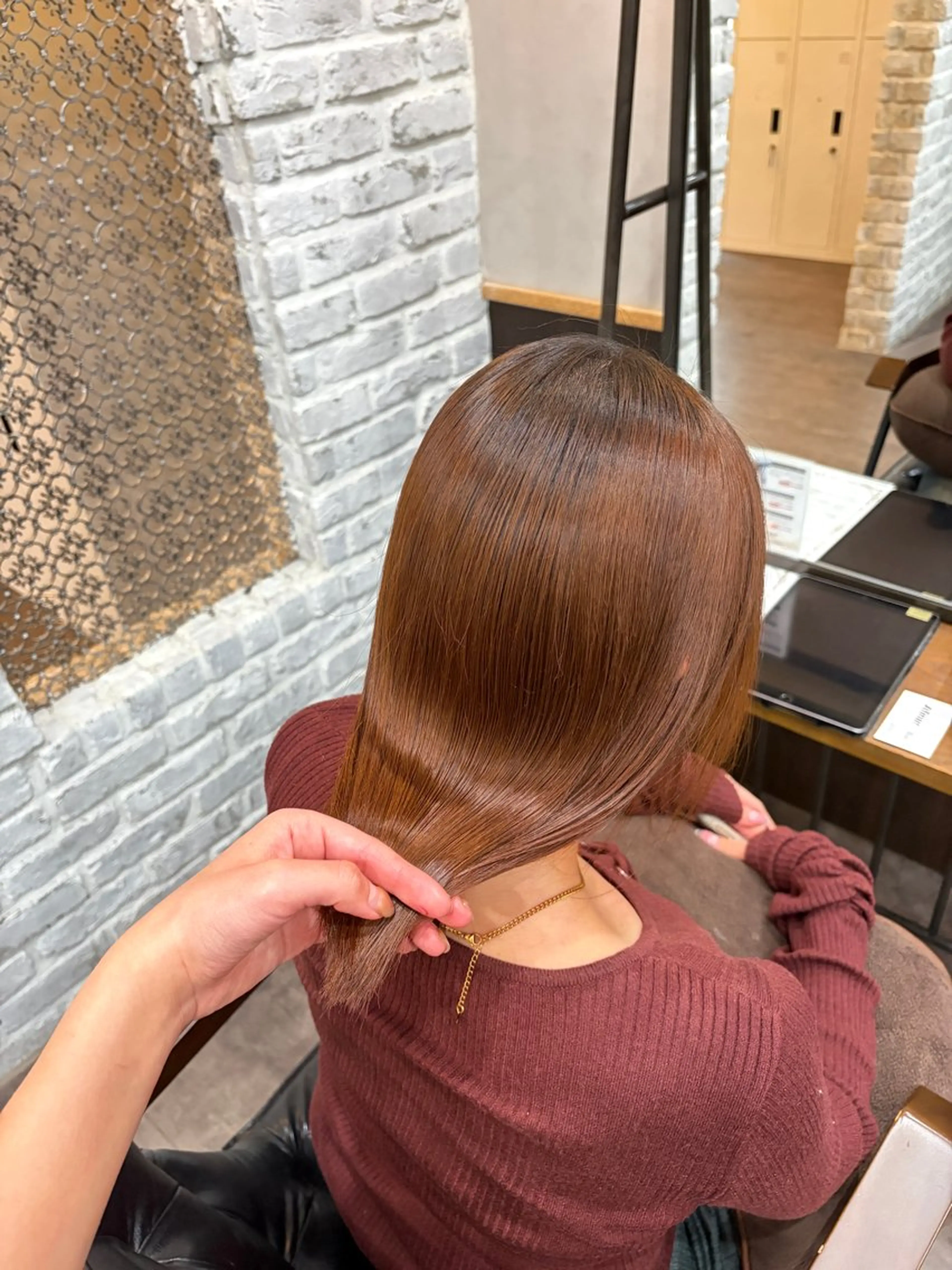 縮毛矯正 トリートメント Mejia Riseのヘアスタイル