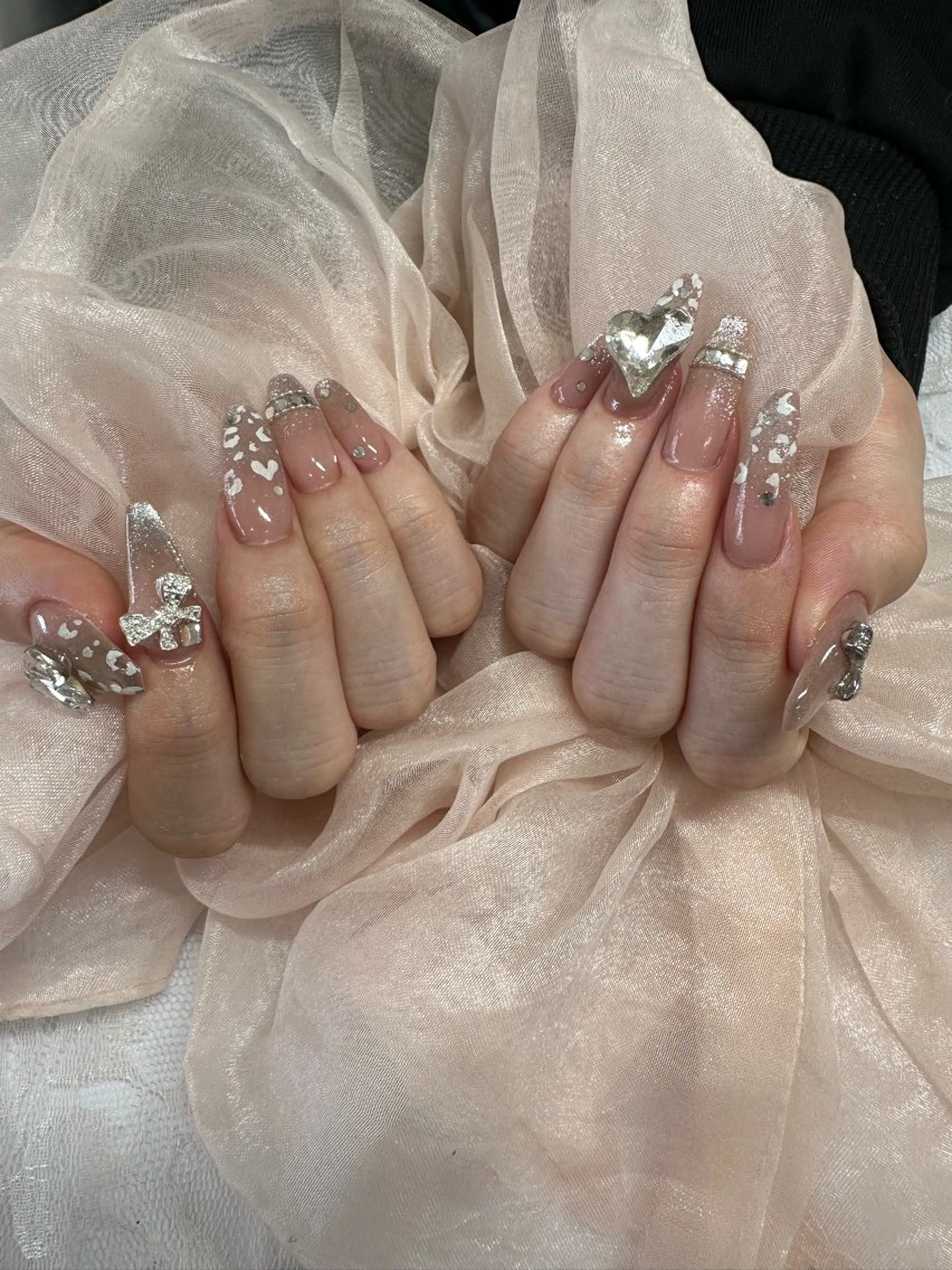 ネイル 長さ出し ジェルネイル ネイルチップ ハンドネイル Nail's AOAQUA所属・AOAQUA SHIORIのネイルデザイン