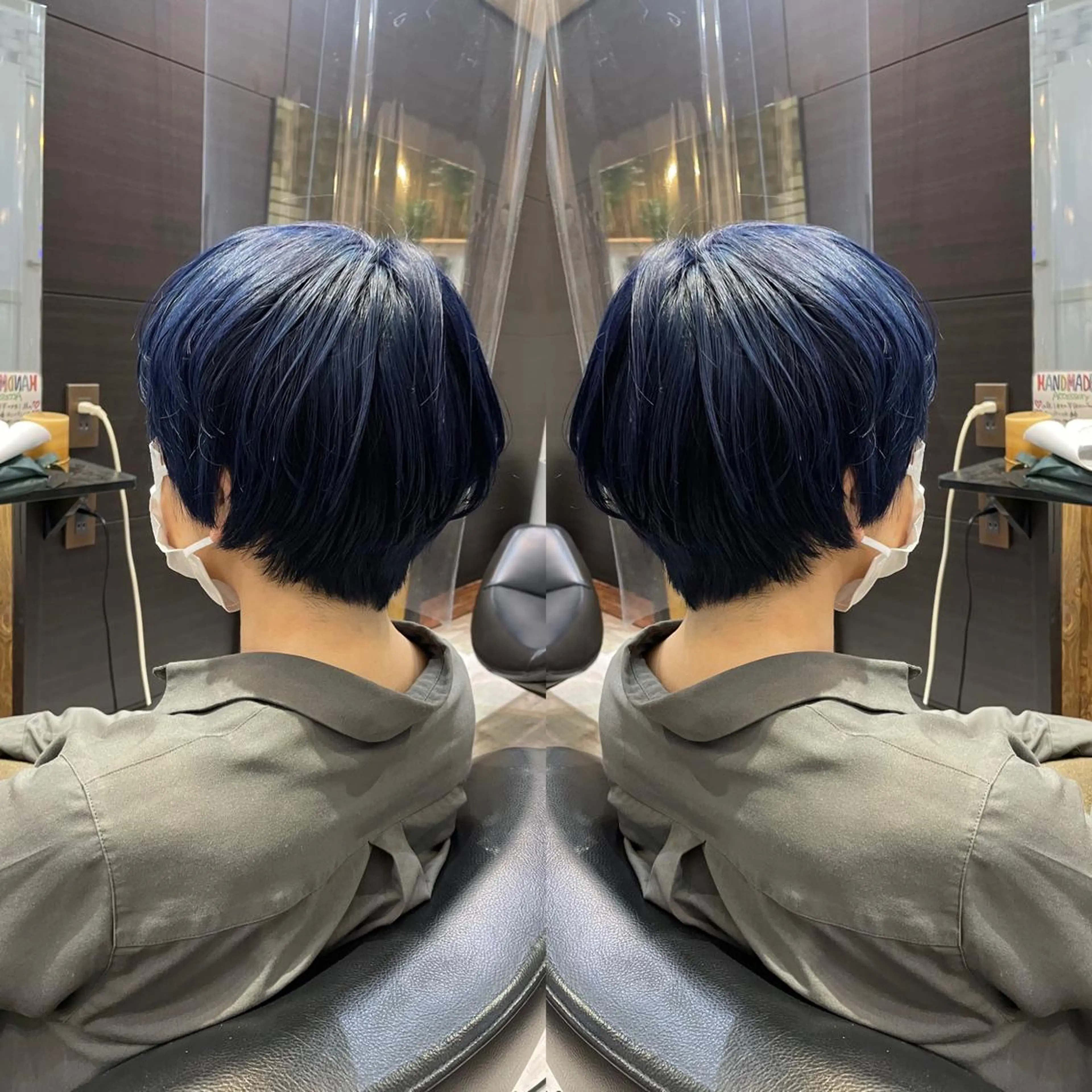 ショート カラー 正分 真美のヘアスタイル