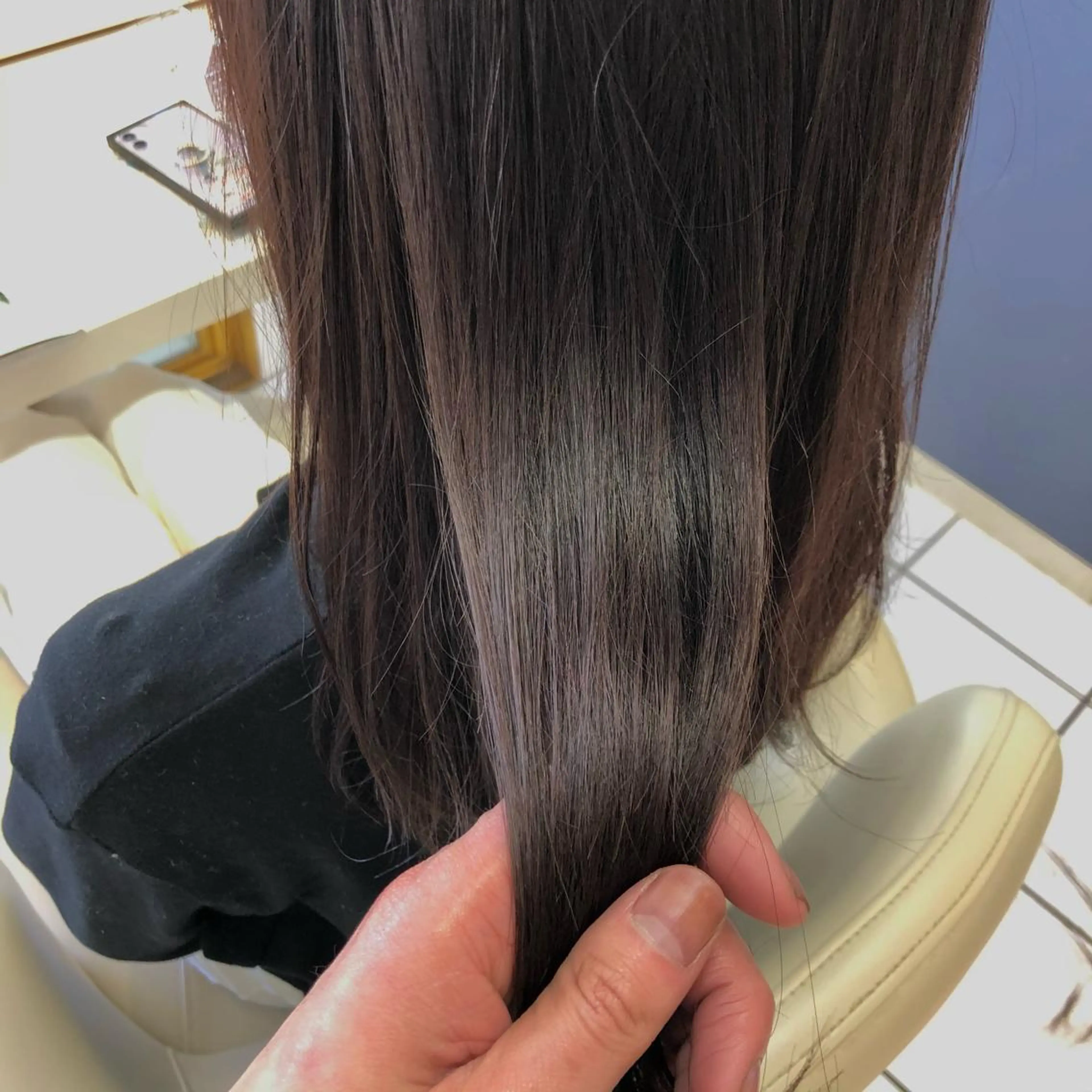 セミロング カット ヘアカラー トリートメント [仙台髪質改善]小原 弘之のヘアスタイル