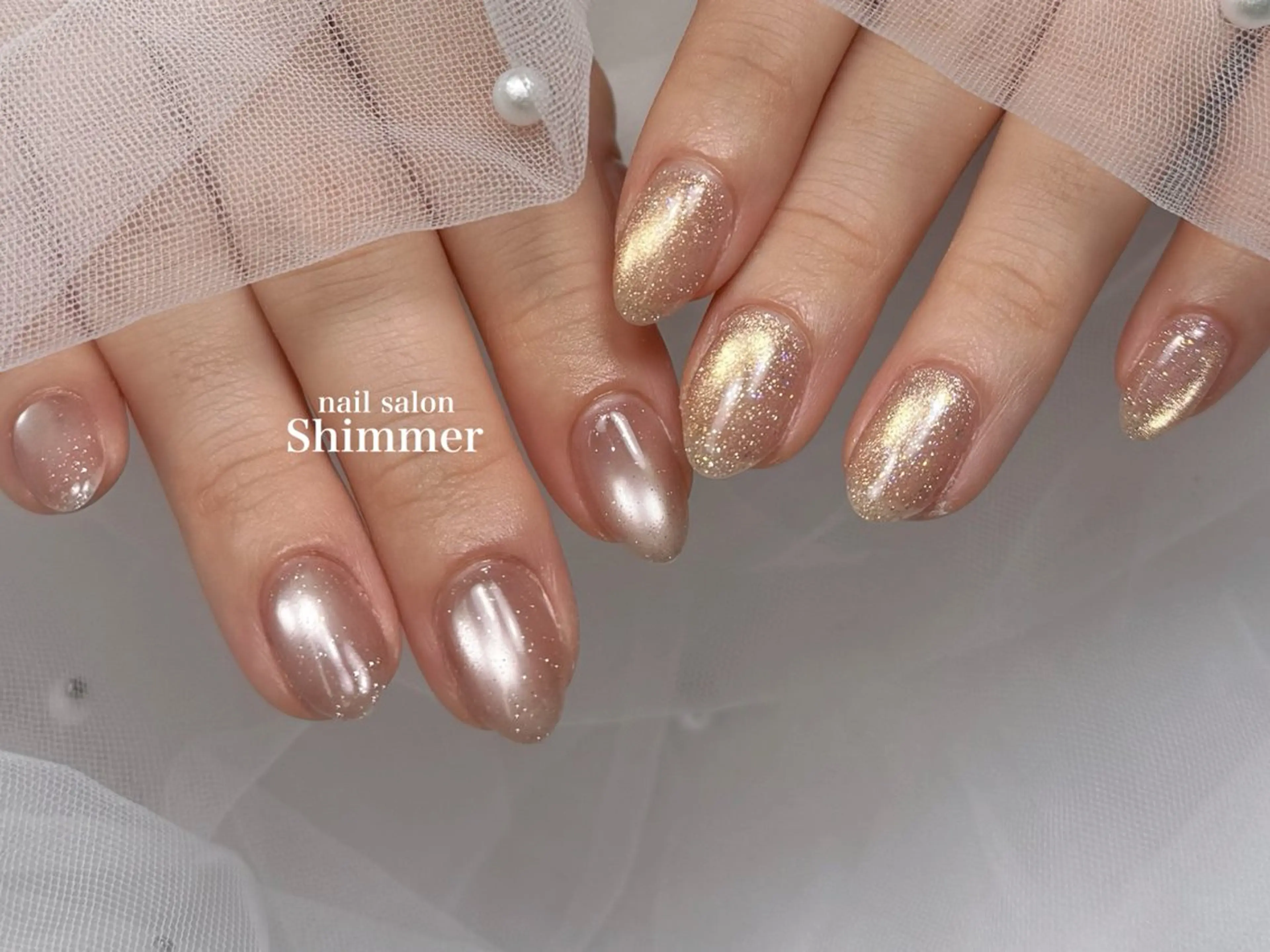 ネイル Shimmer Risaのネイルデザイン