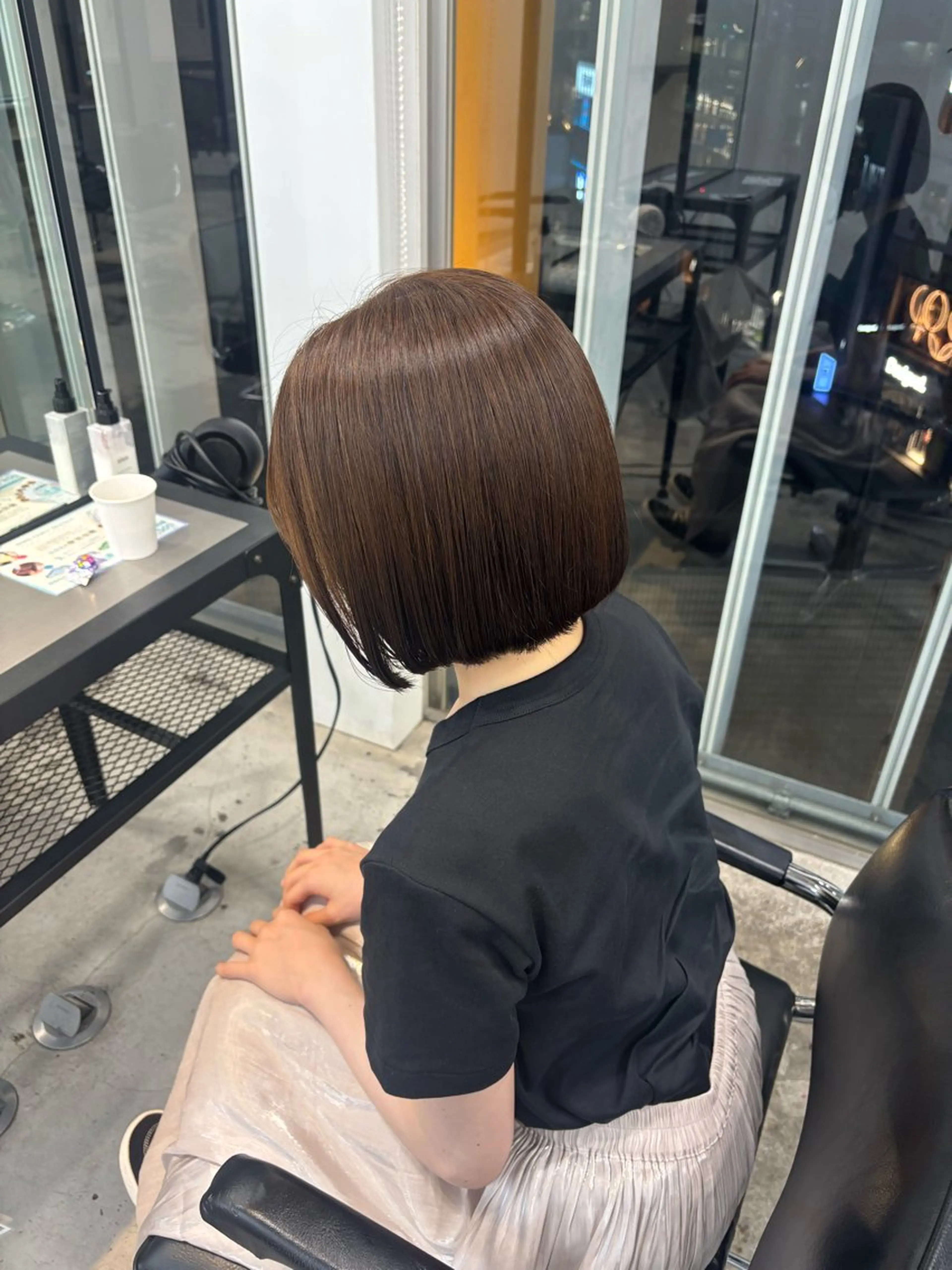 ショート カラー アッシュ アッシュブラウン ブラウンカラー ハイトーン sala 透明感🎀💭のヘアスタイル