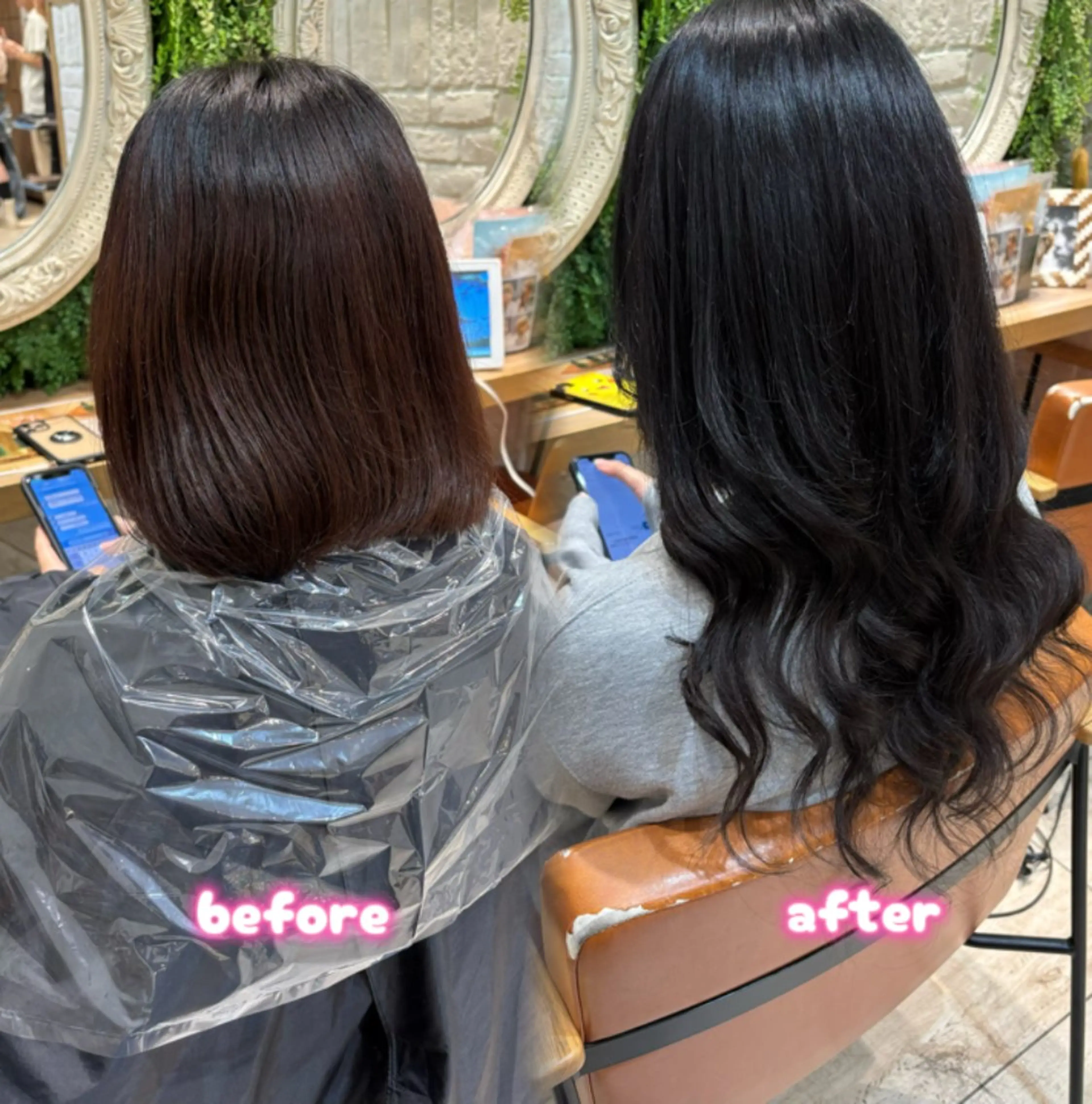 ロング カット エクステ ヘアセット 横浜🎶エクステ💟 ピンク🩷なつみ🎀のヘアスタイル