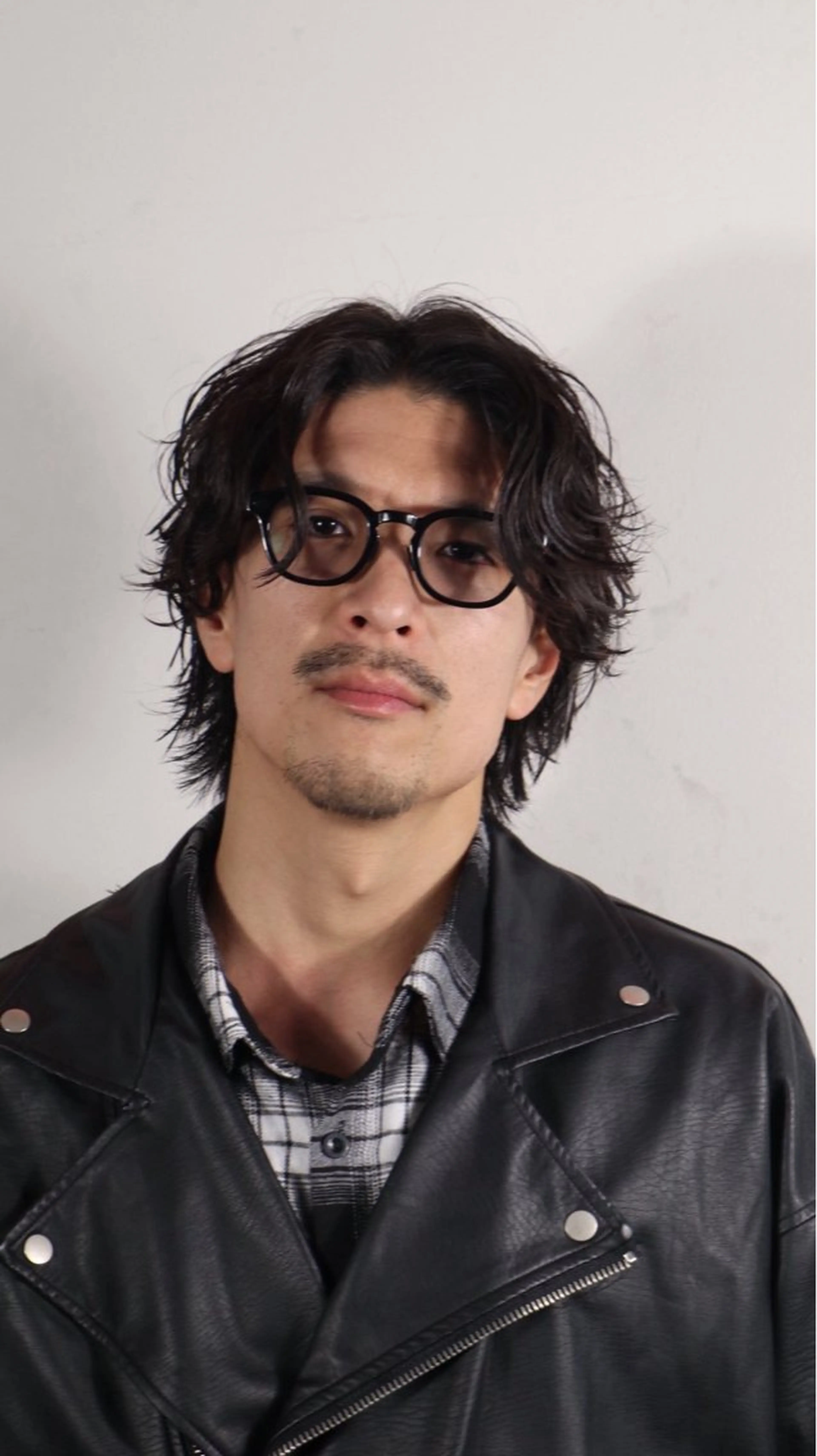 ミディアム パーマ メンズ カット ヘアカラー パーマ トリートメント エクステ ヘッドスパ メンズ特化/パーマ /フェード/洋輔のヘアスタイル