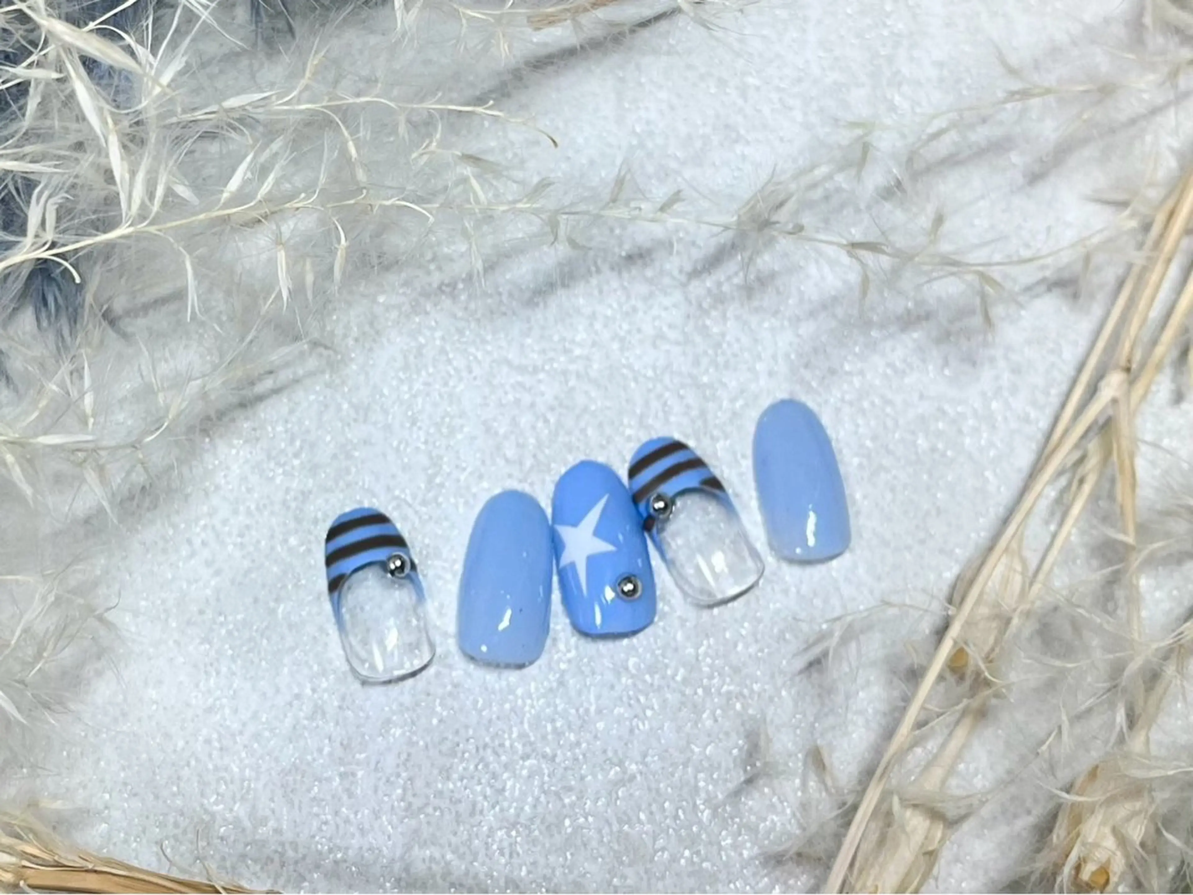 ネイル オーロラネイル 桜ネイル フラワーネイル フットネイル フレンチネイル ハンドネイル kiki nail たまプラーザのネイルデザイン