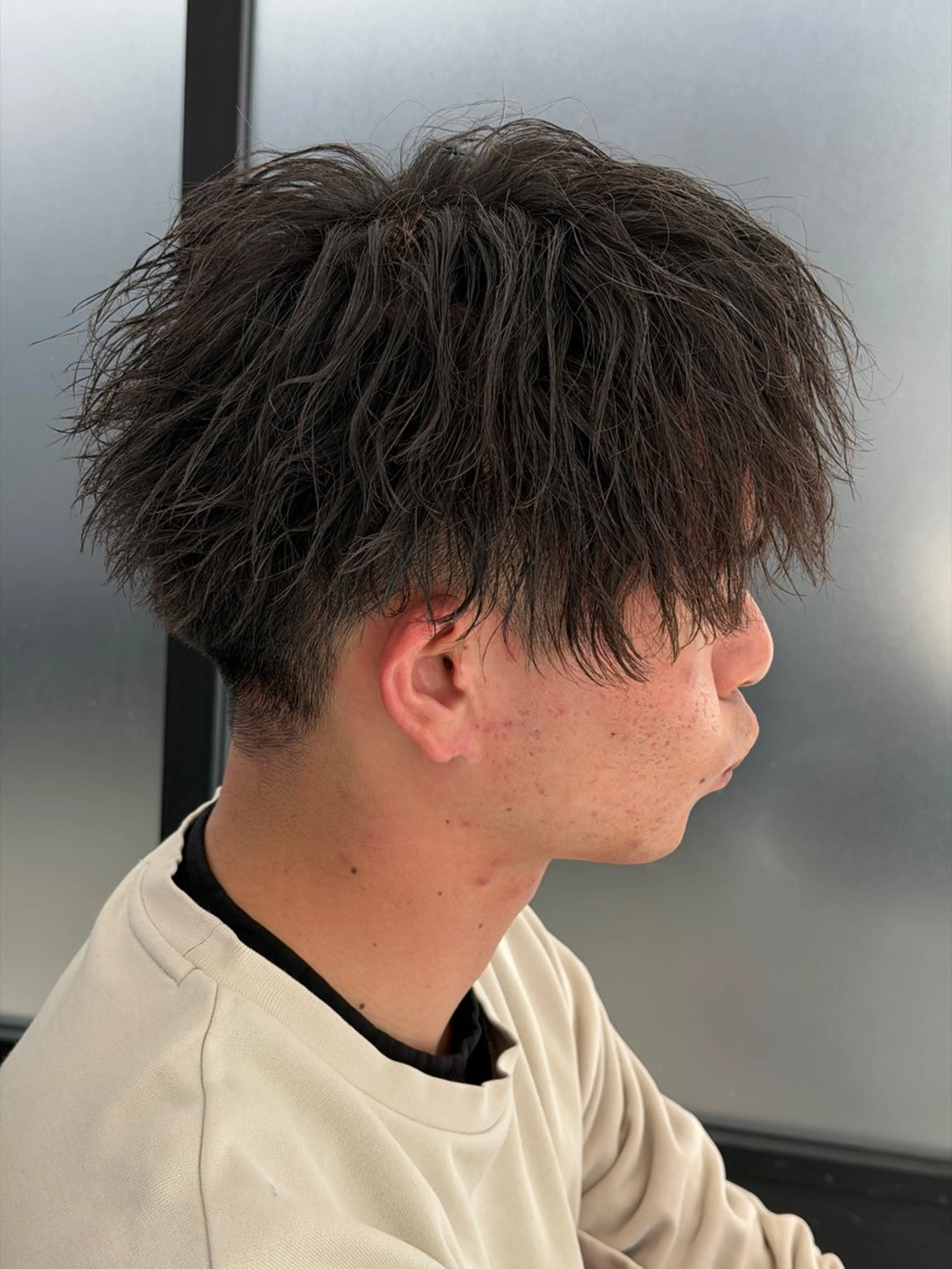 ショート パーマ カット パーマ 半個室　メンズパーマ 多田崚馬　メンズ特化のヘアスタイル