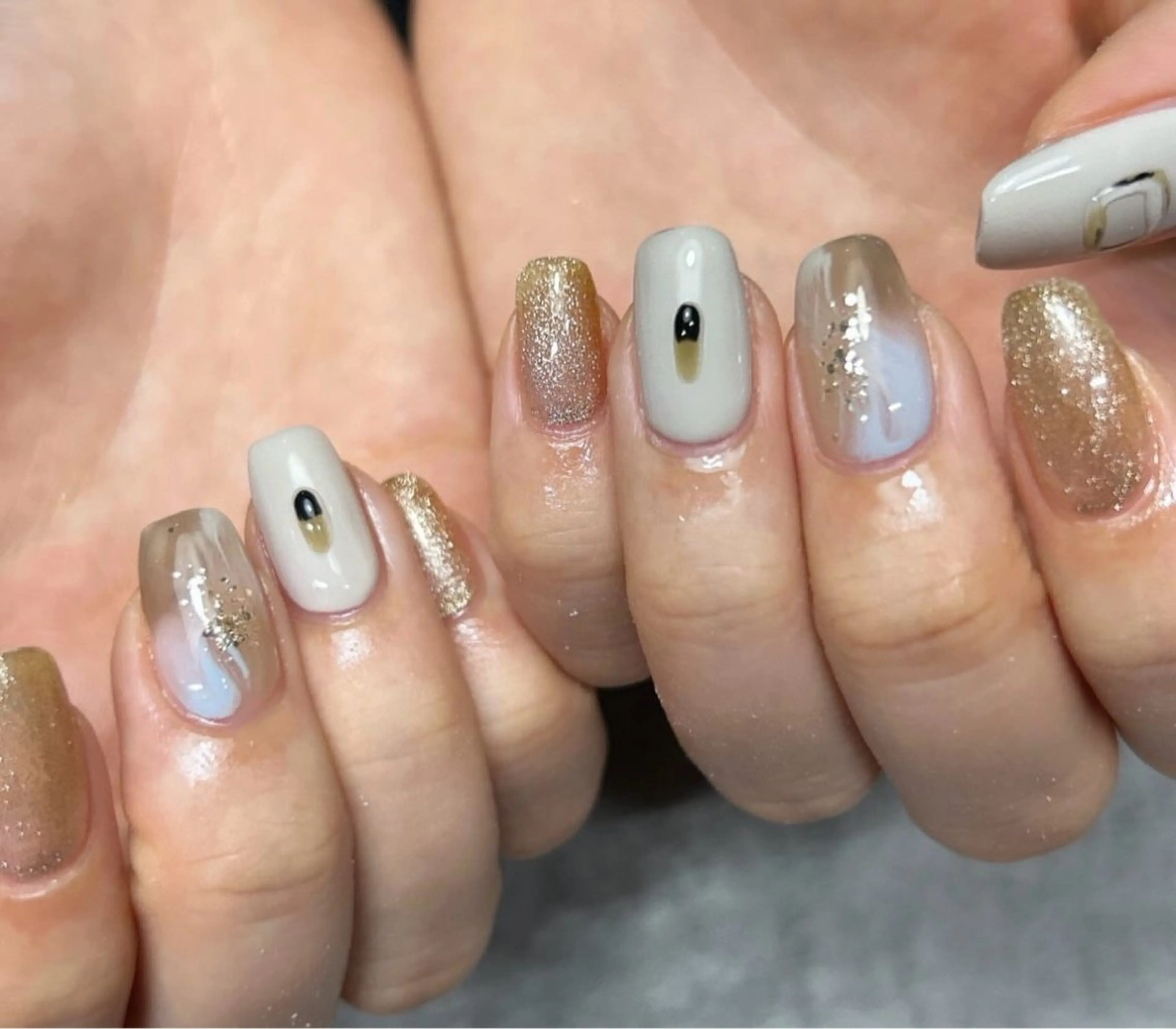 ネイル ニュアンスネイル oluolu nailsalonのネイルデザイン
