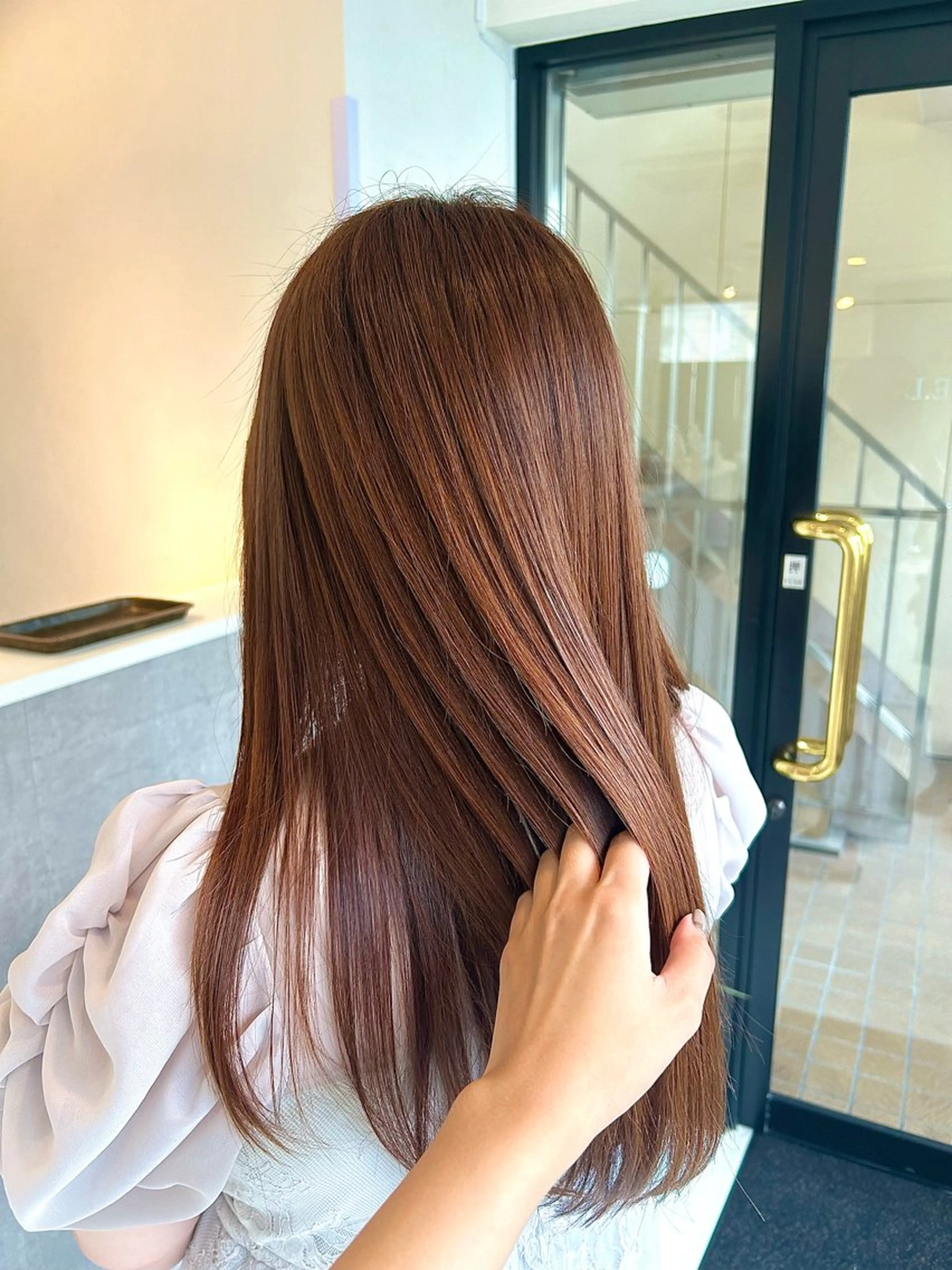 ロング カラー Erina /髪質改善/艶髪🩵のヘアスタイル