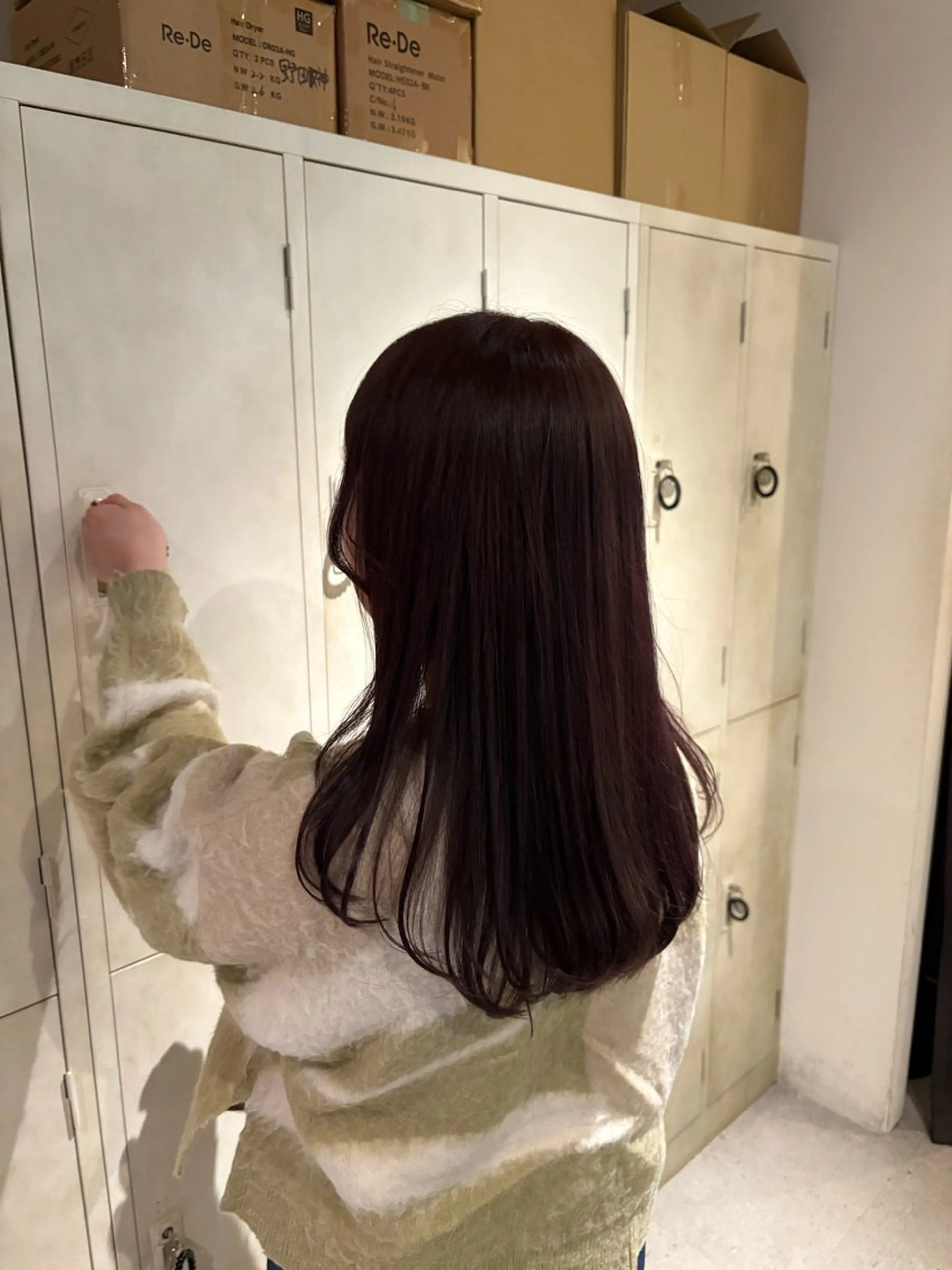 ロング カラー 透明感カラー/に合わ せカット/サクラ🌸のヘアスタイル