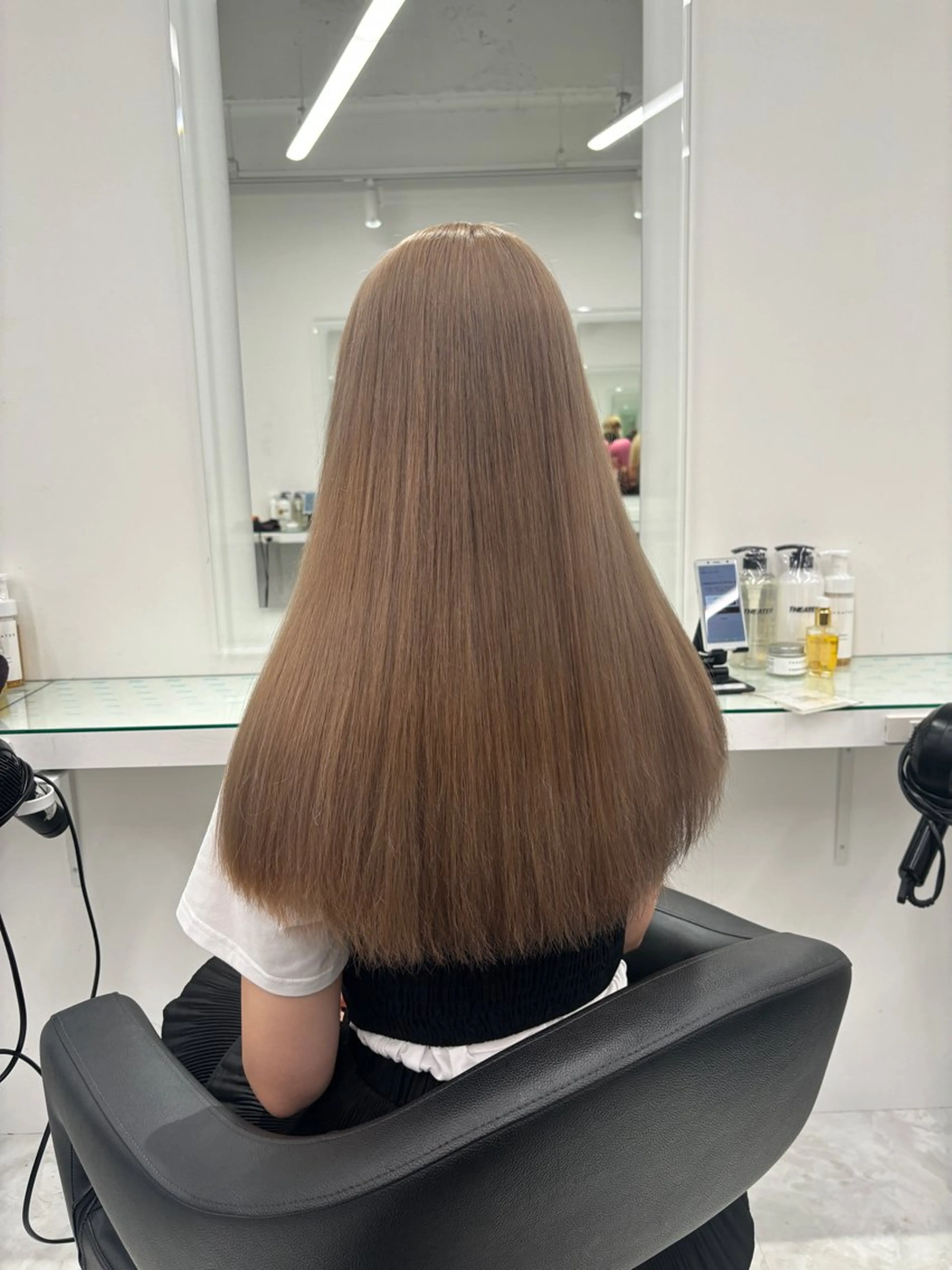 ロング カラー 💖ミルクティー💖 あかり💖のヘアスタイル