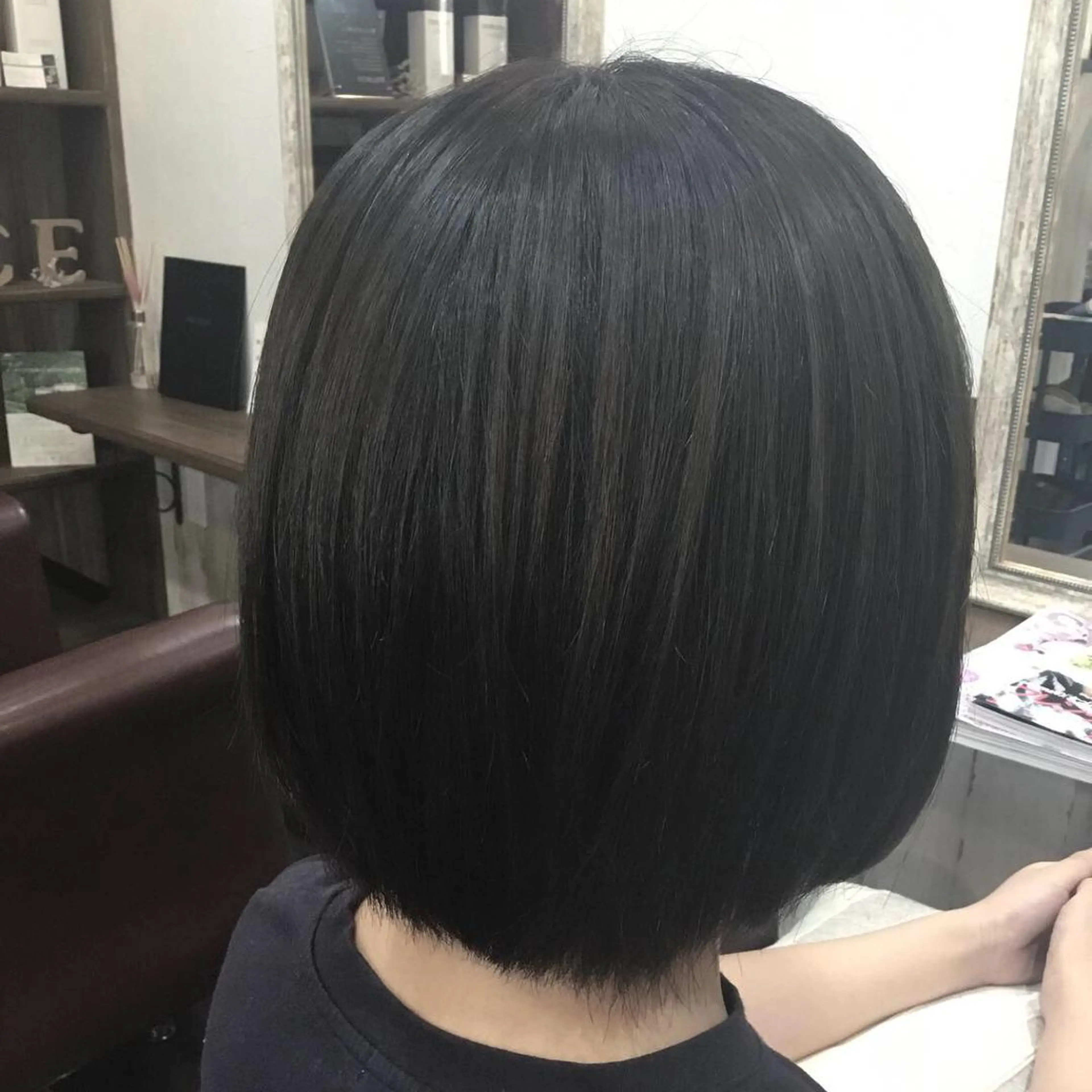 ミディアム カラー パーマ 金崎 新吾のヘアスタイル