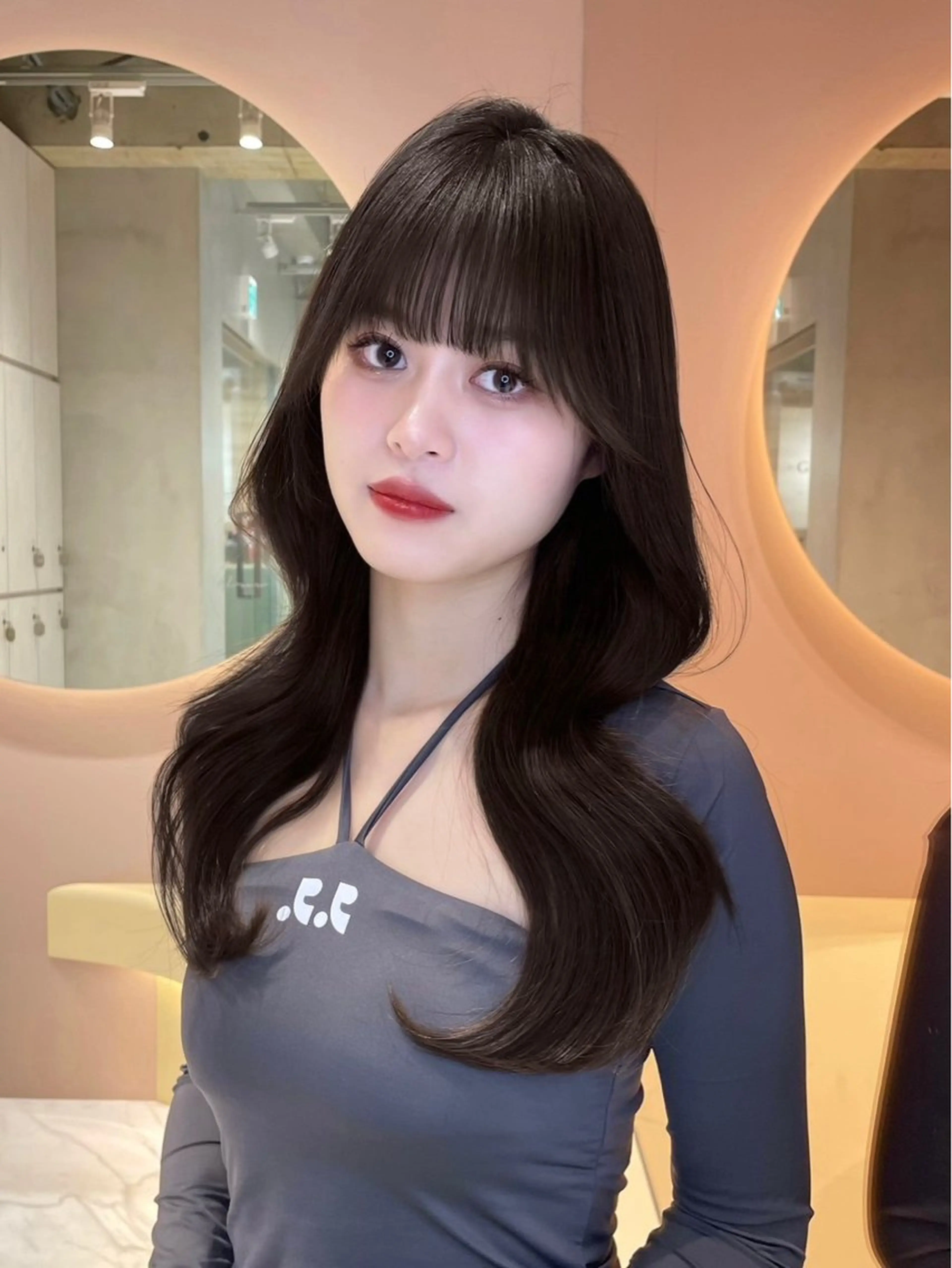 ロング 【韓国/レイヤー/ カラー】新井 望乃果のヘアスタイル