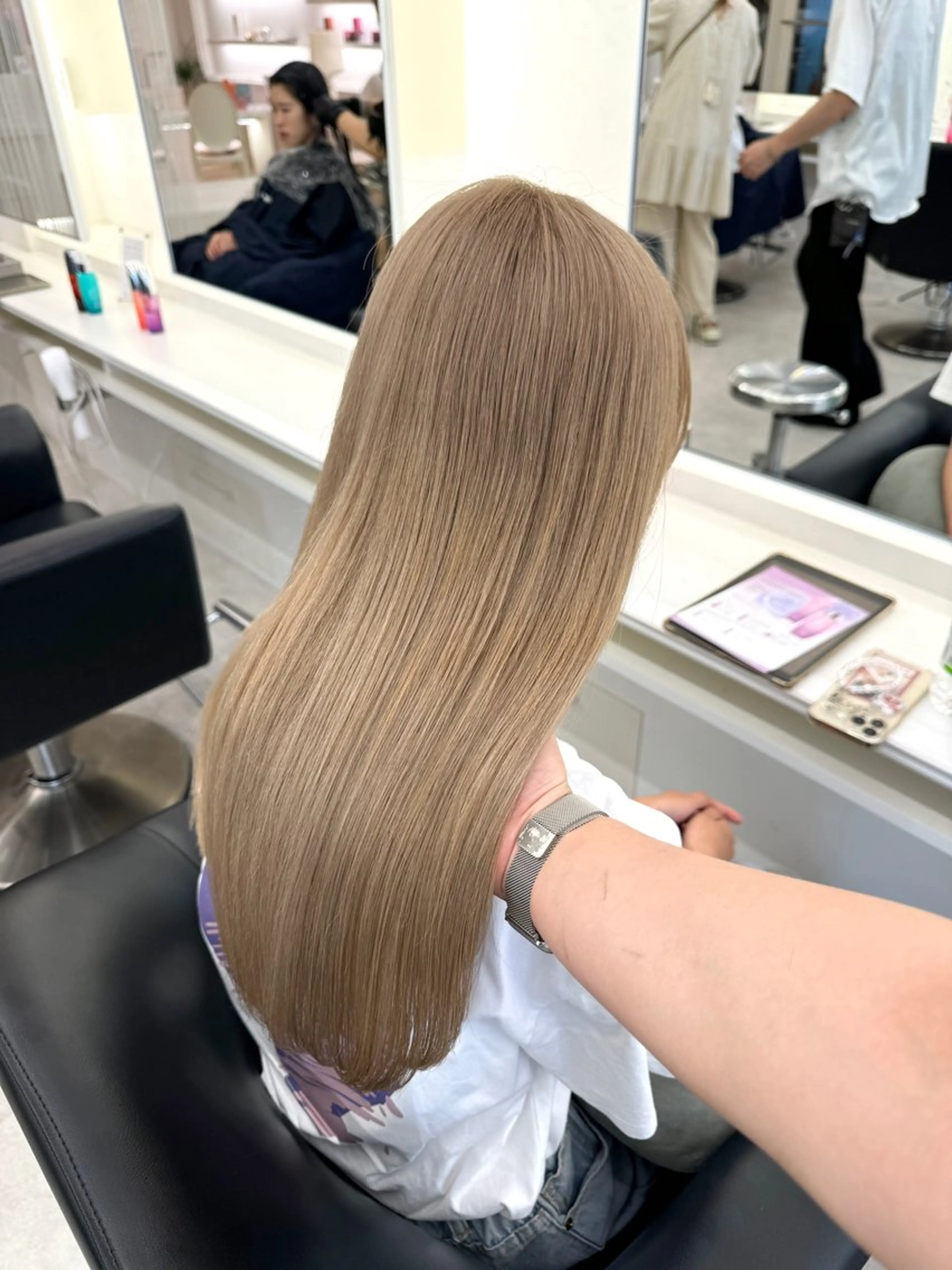 ロング カラー ヘアカラー ParveMix🍀 藤原愛未のヘアスタイル