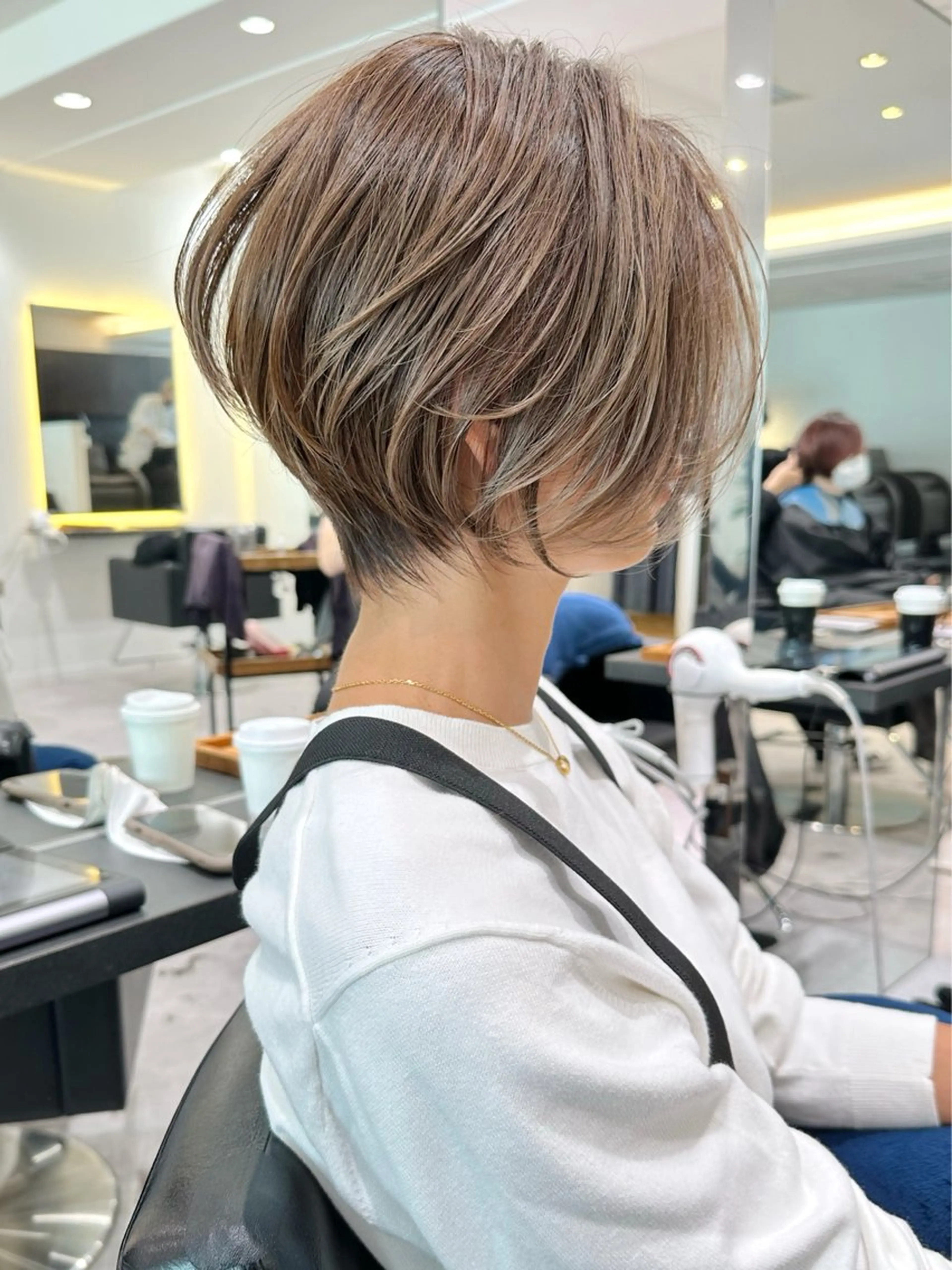 ショート ショートボブ ハンサムショート 丸みショート ボブ ショートヘア ショート/ボブ/ 無料/表参道/荒砂のヘアスタイル