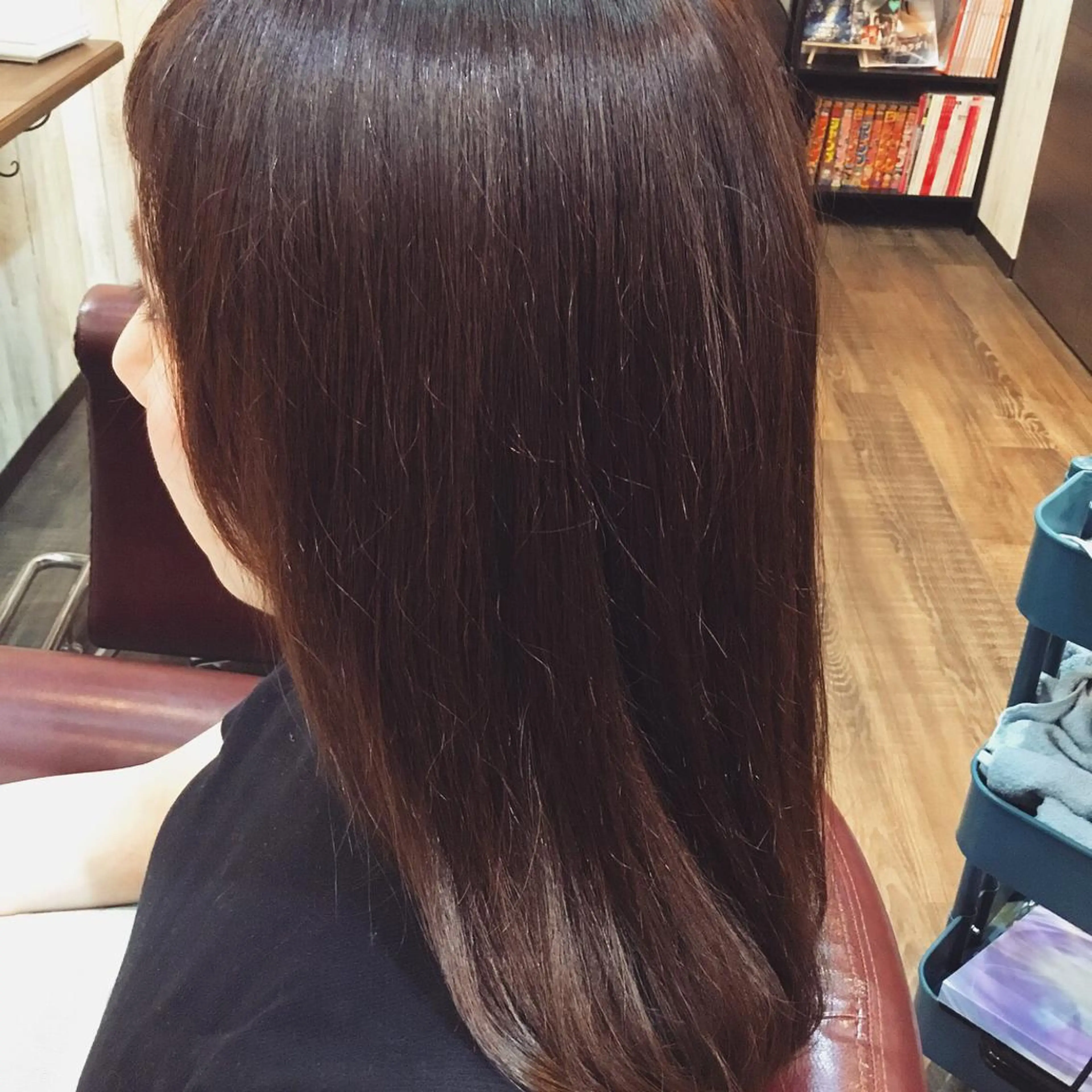 ミディアム カラー パーマ embrace エンブレイスのヘアスタイル