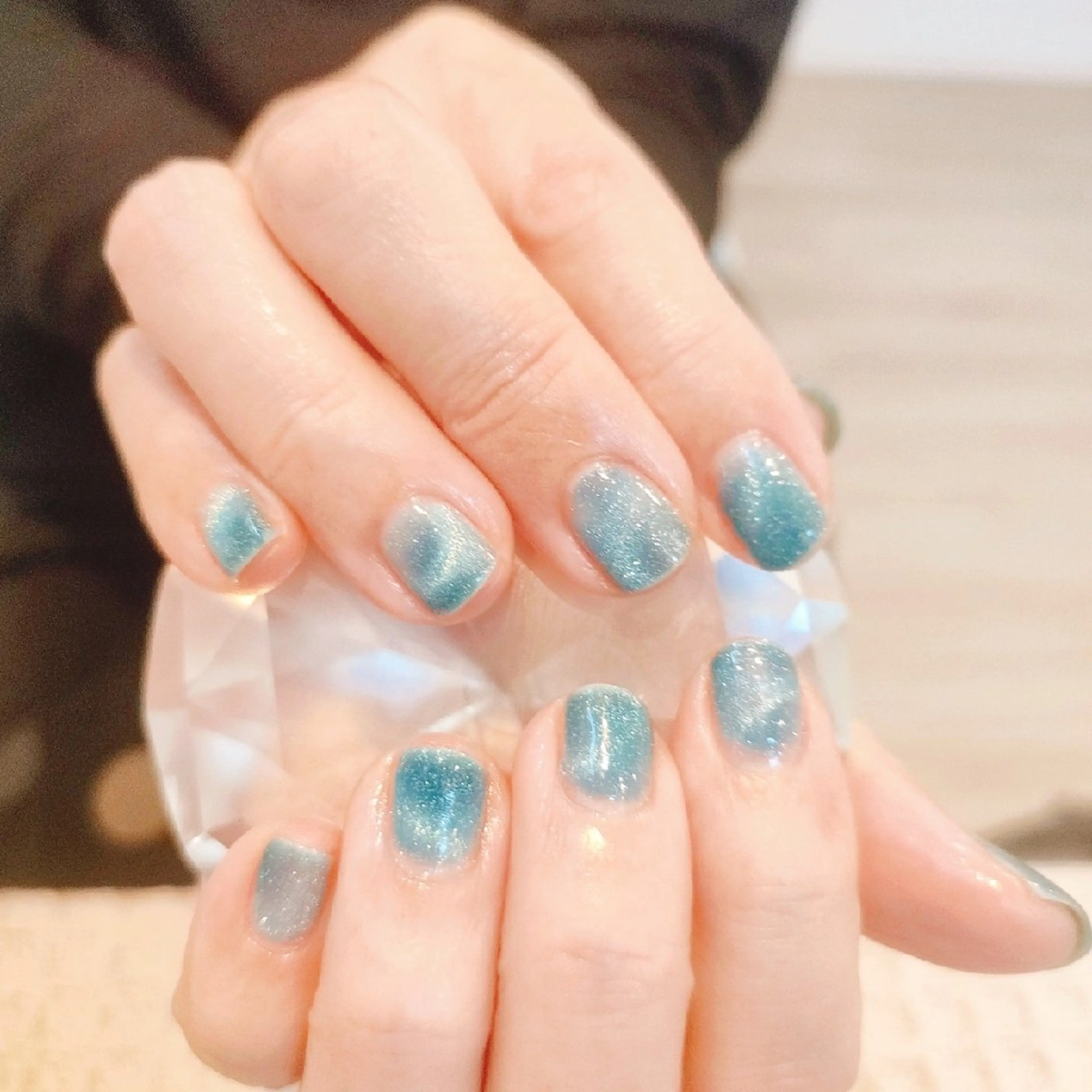ネイル マグネットネイル ワンカラーネイル ハンドネイル Shine Nail所属・Shine Nailのネイルデザイン